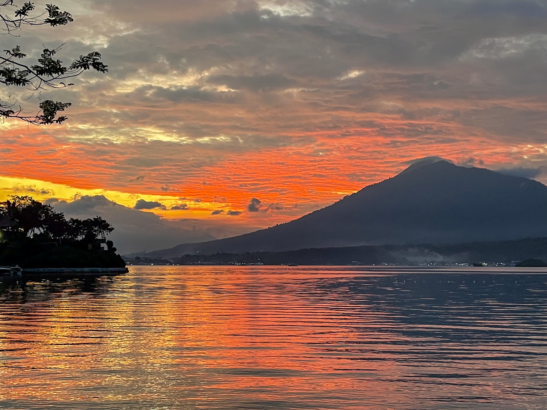 Sunset at Lembeh Strait