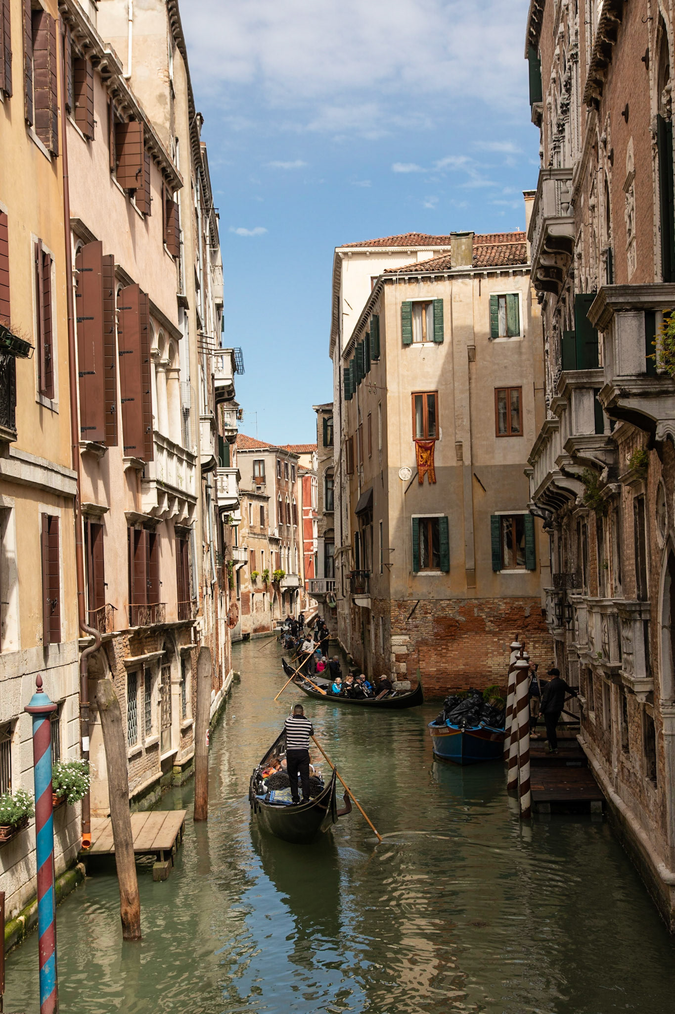 Gondolas in Venice, Italy