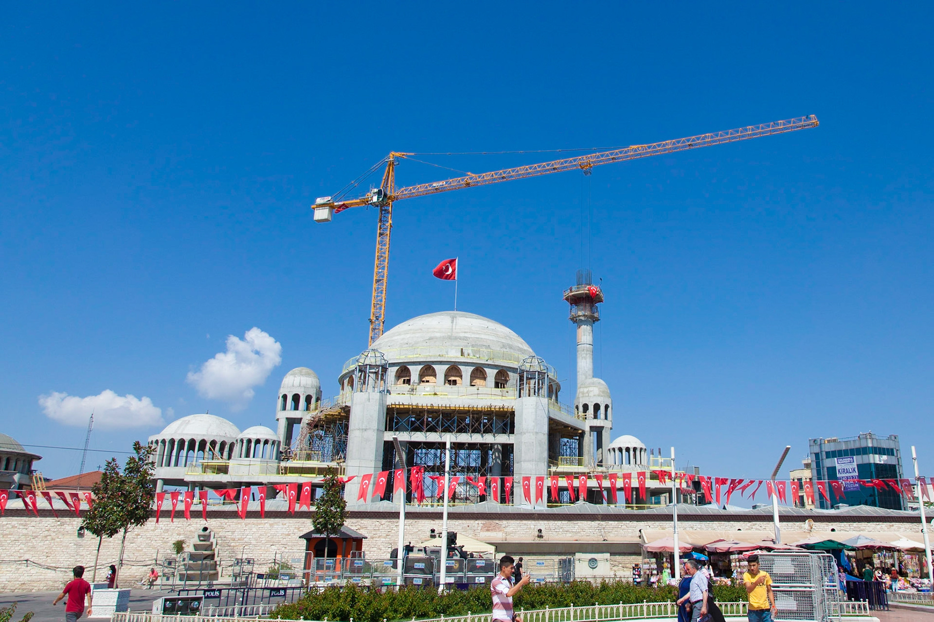 A new mosque being built