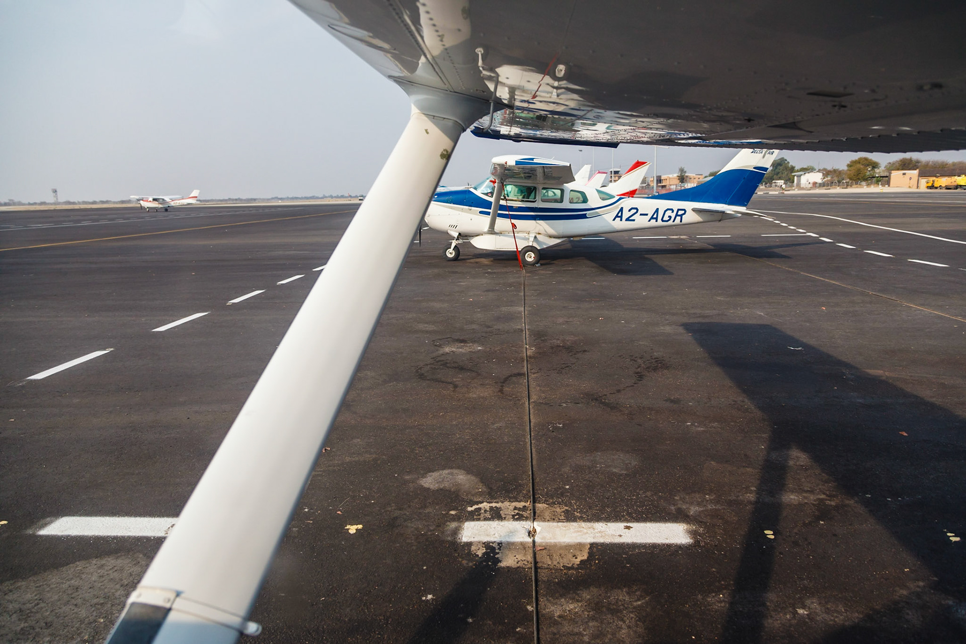 Getting ready to fly over the Okavango