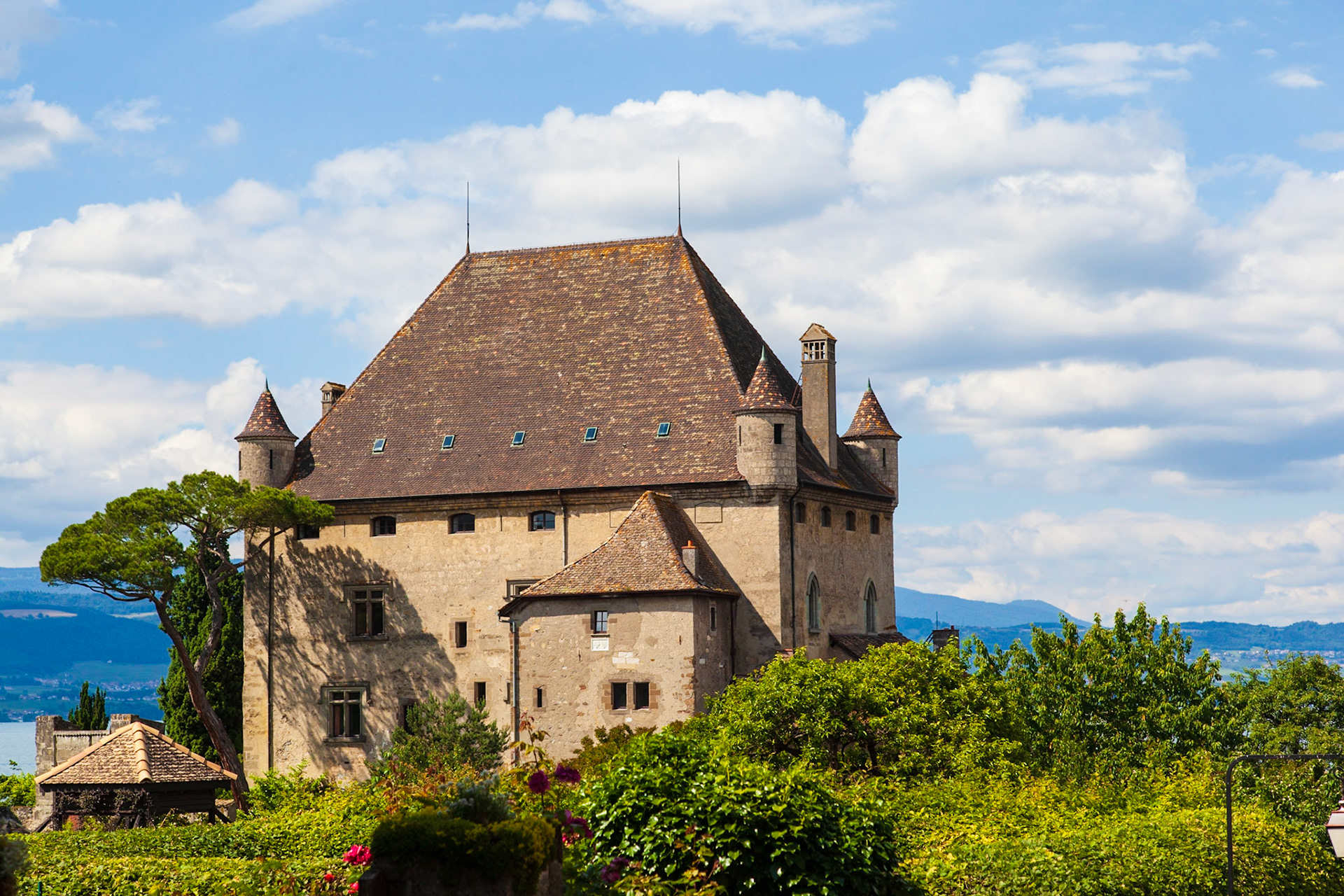 Castle in Yvoire, France