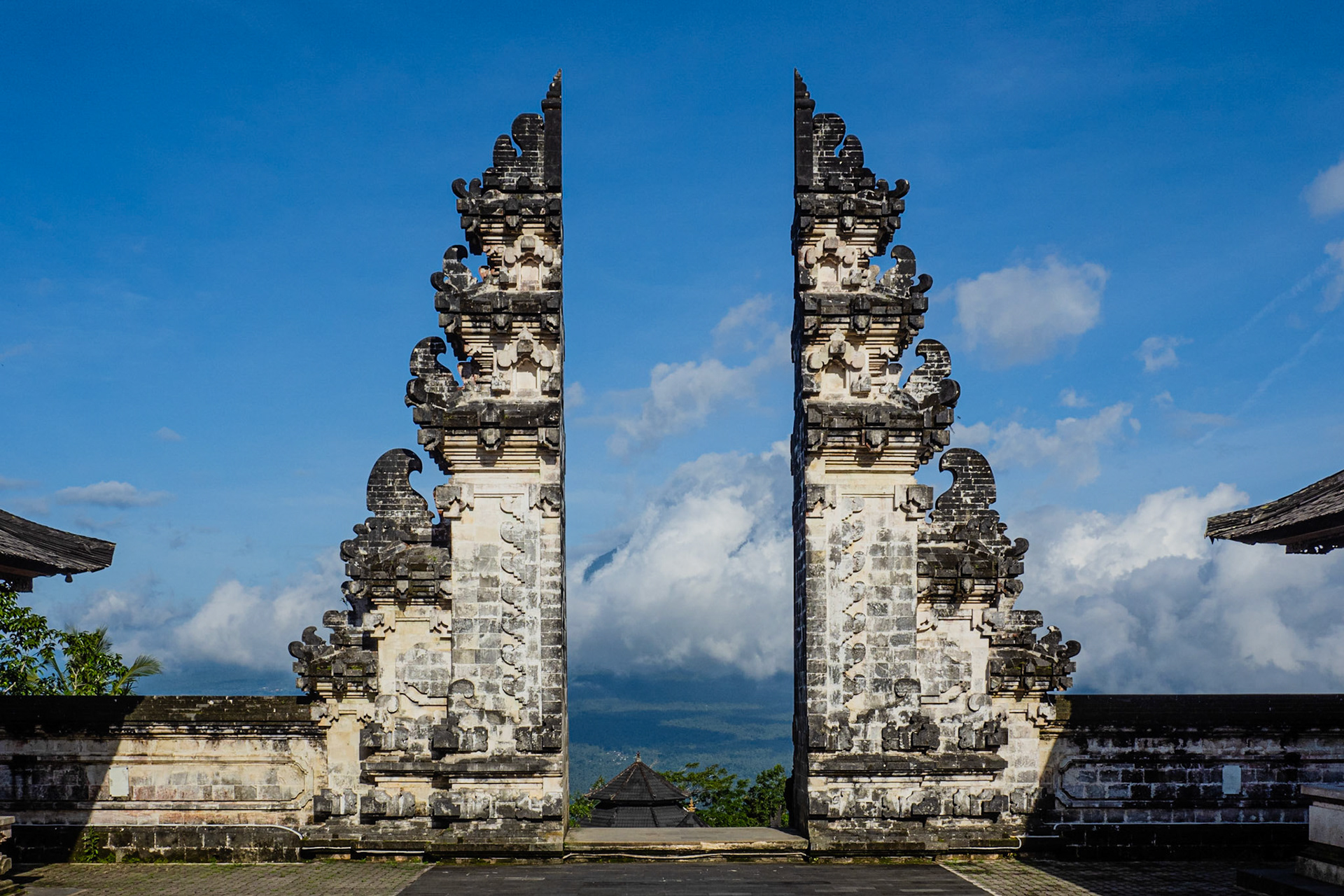 Lempuyang Temple with Mt. Agung in the background