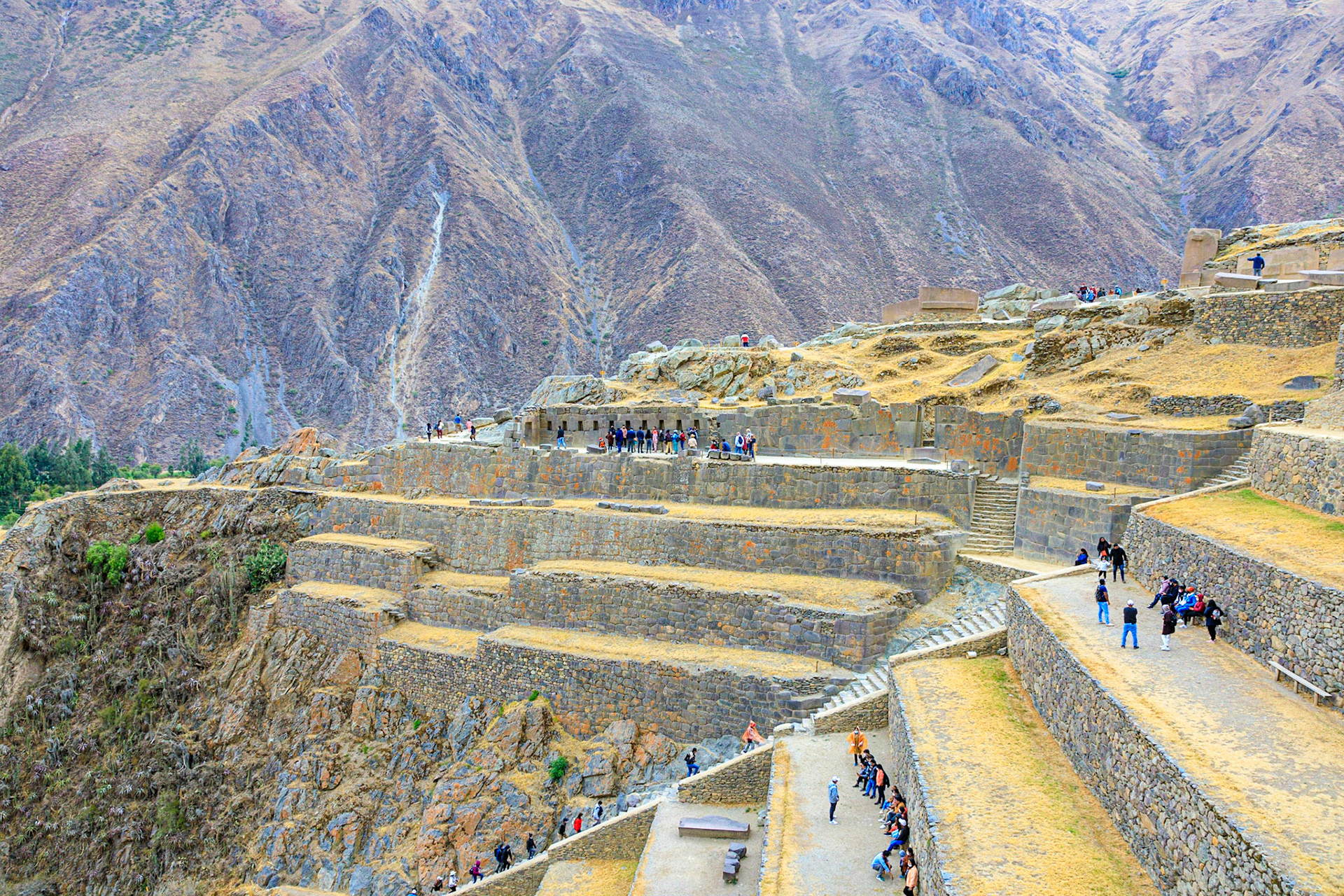 Incan city of Ollantaytambo