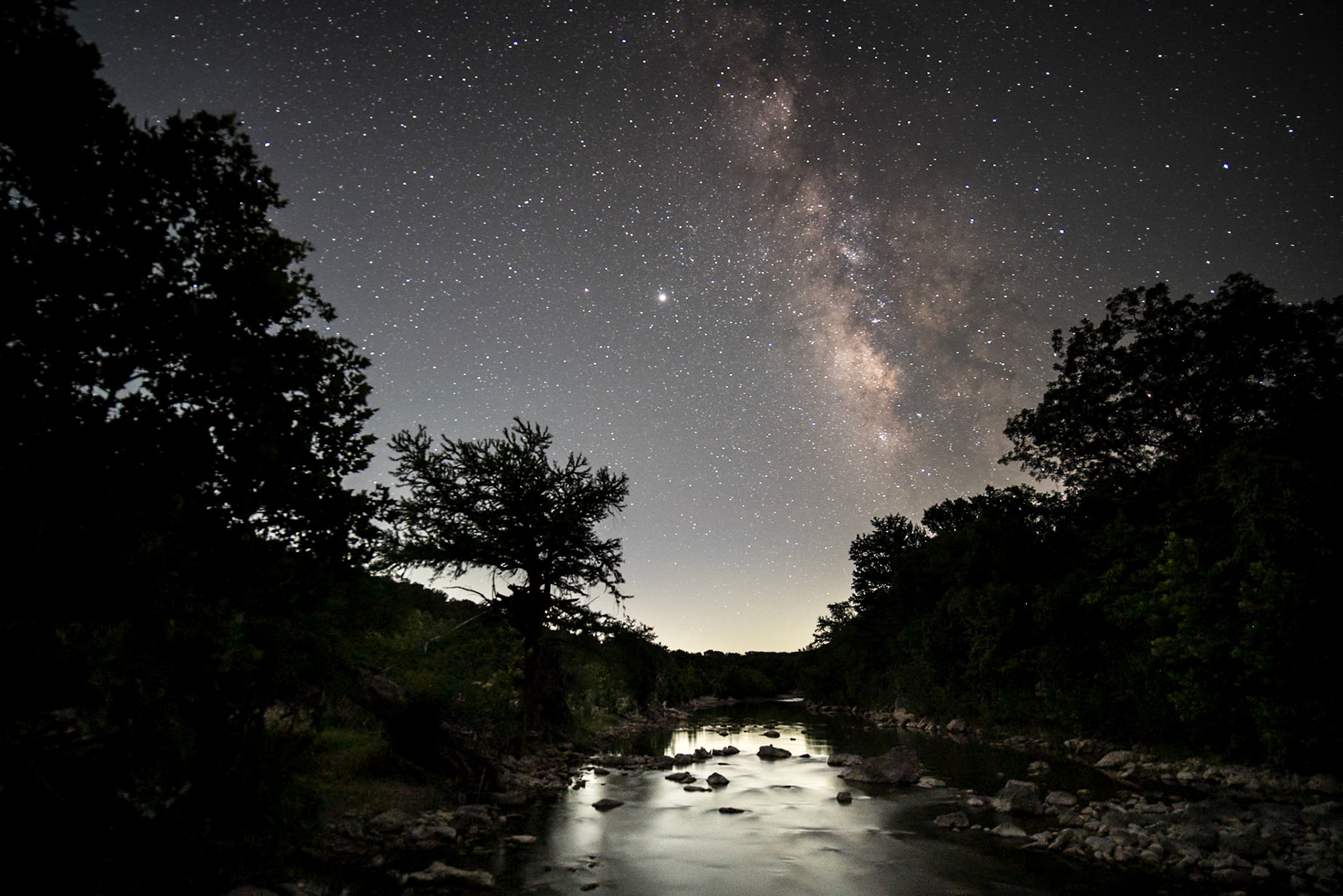 Milky Way over Pedernales State Park near ATX (2020)