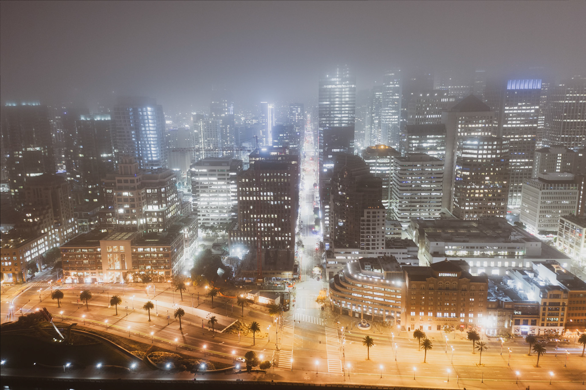Foggy Embarcadero, SF (2019)
