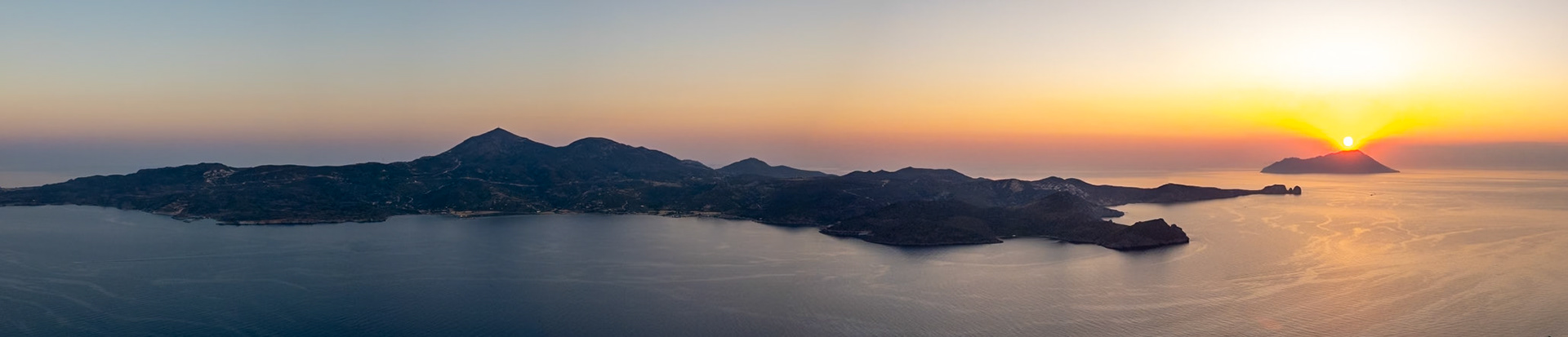 Sunset from Milos, Greece (2022)