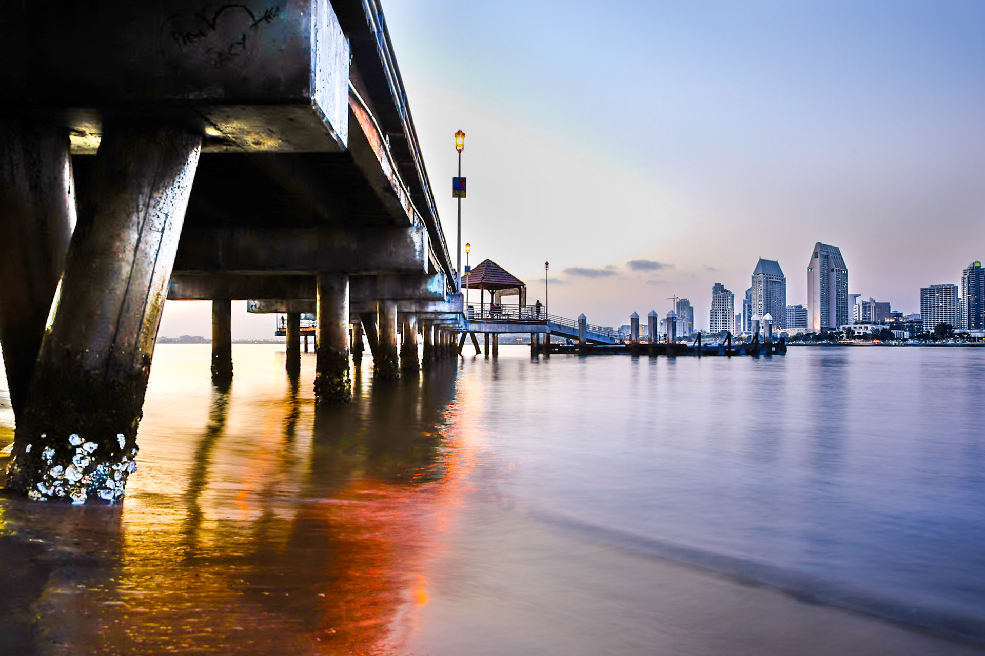 SD Skyline Under Pier (2016)