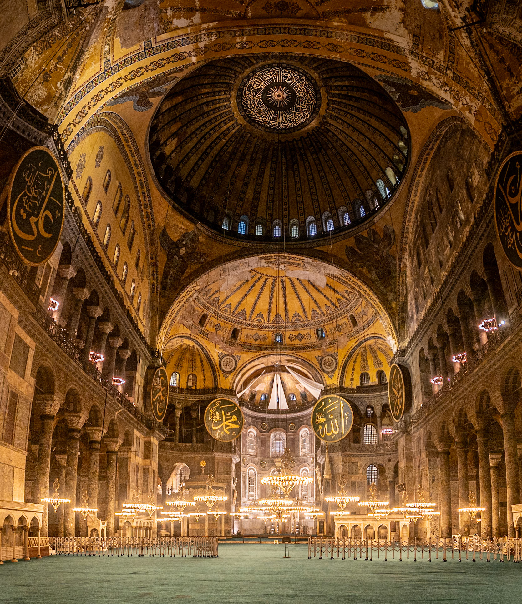Ἁγία Σοφία Interior, Istanbul, Turkey (2021)