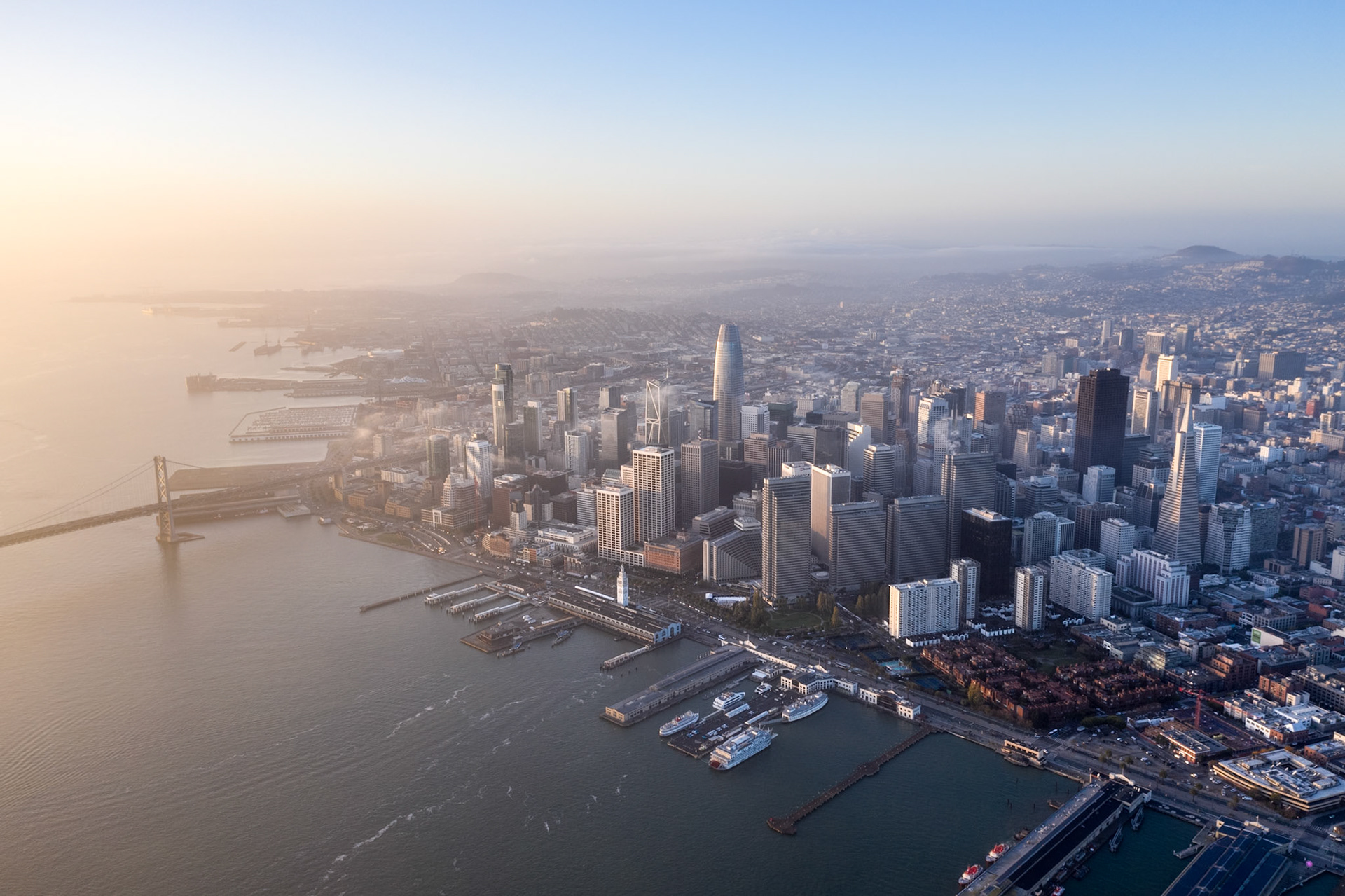 Downtown SF at Sunrise (2019)