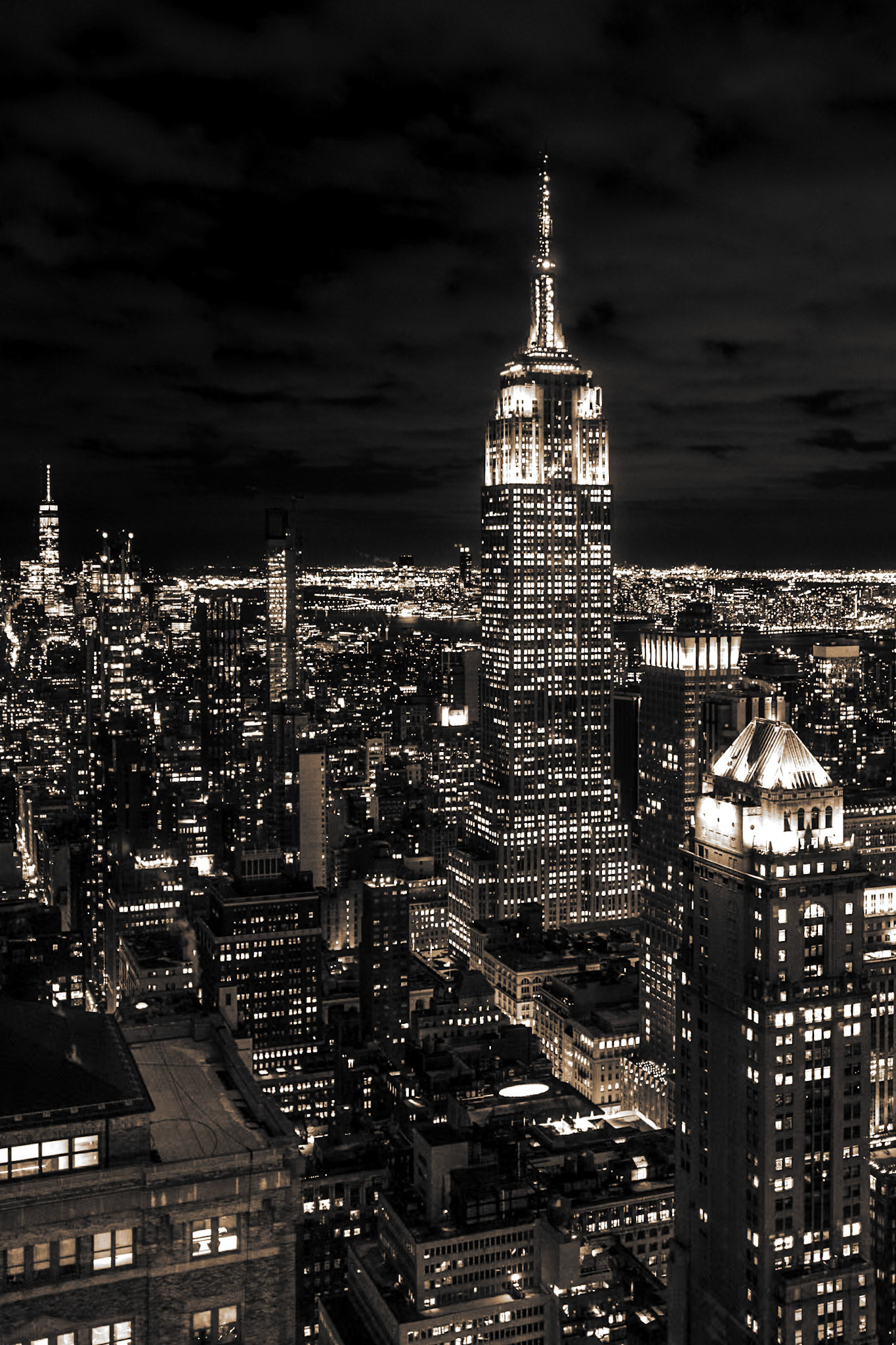 Empire State Building in Espresso Brown, NYC (2025)