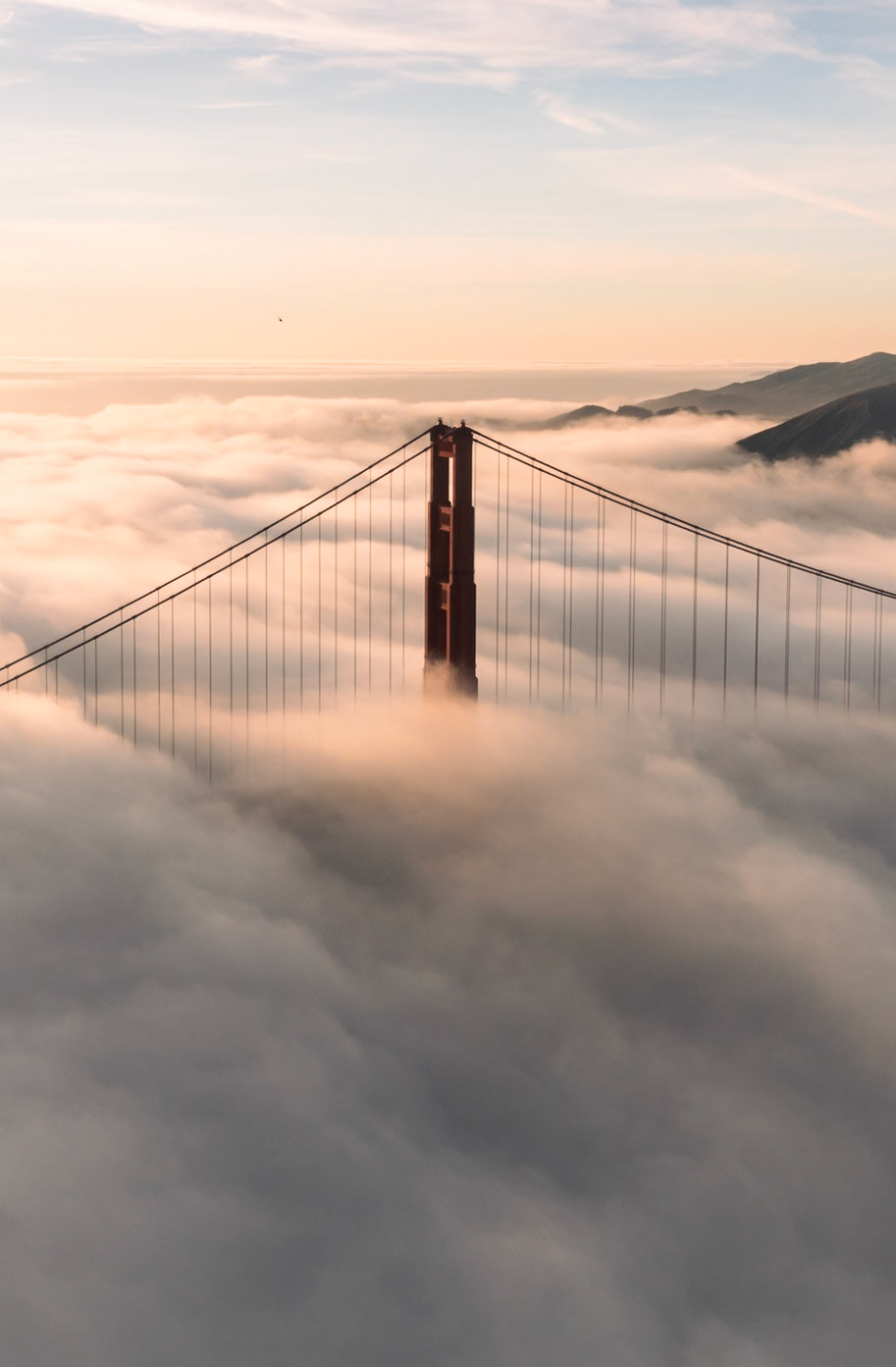 Golden Gate Standing in the Fog, SF (2019)
