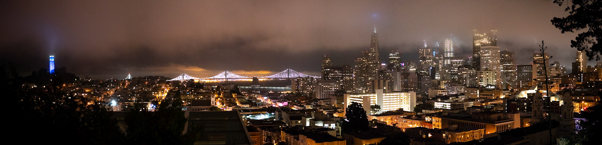 Skyline Panorama under Fog, SF (2017)