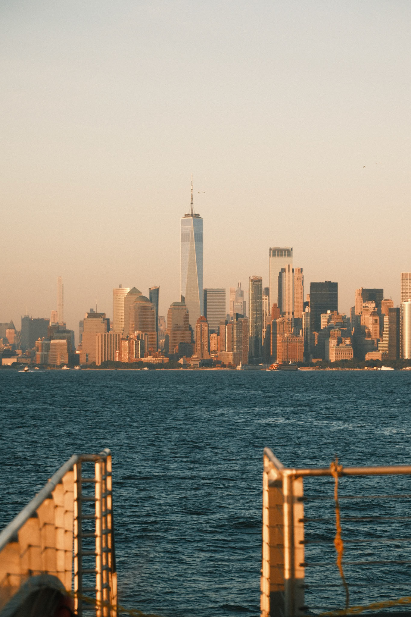 Downtown from Staten Island Ferry, NYC (2025)