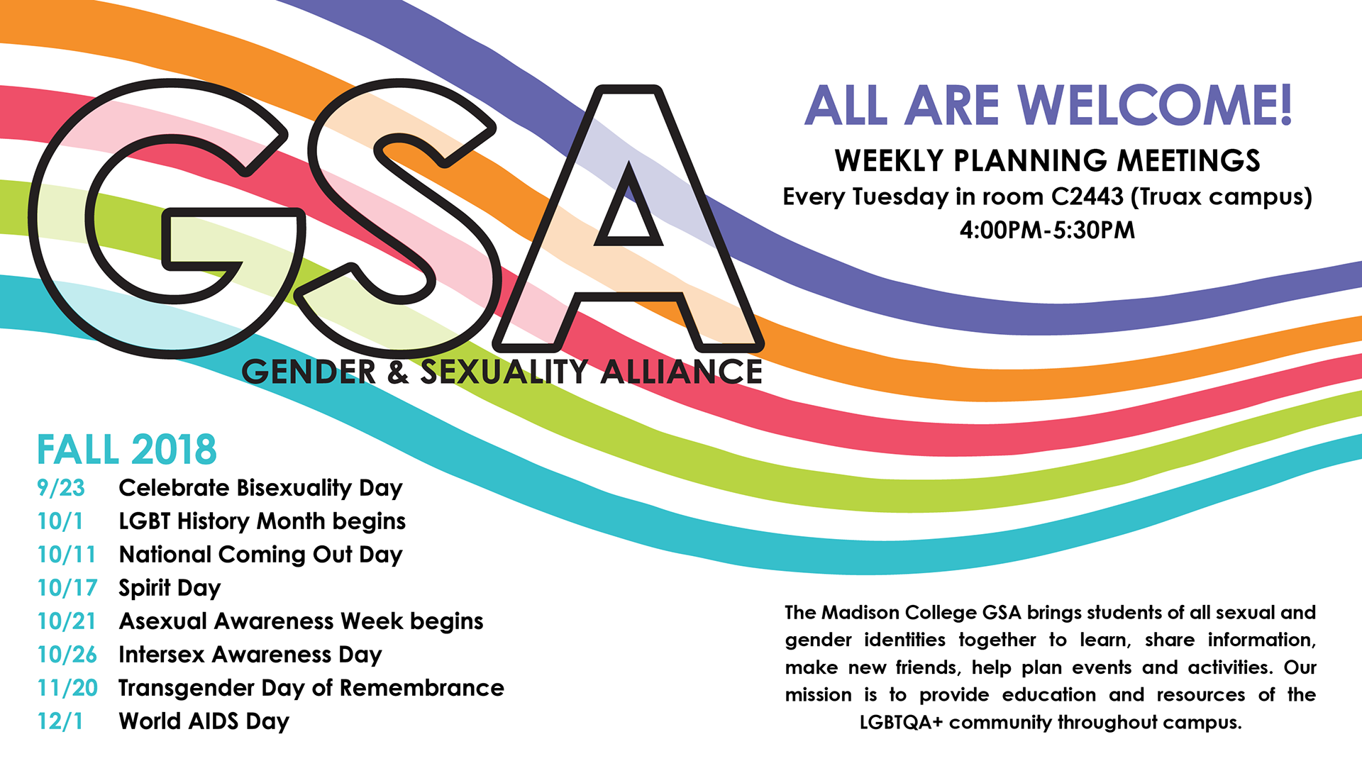 Flyer designed for a club I'm an advisor for on campus.