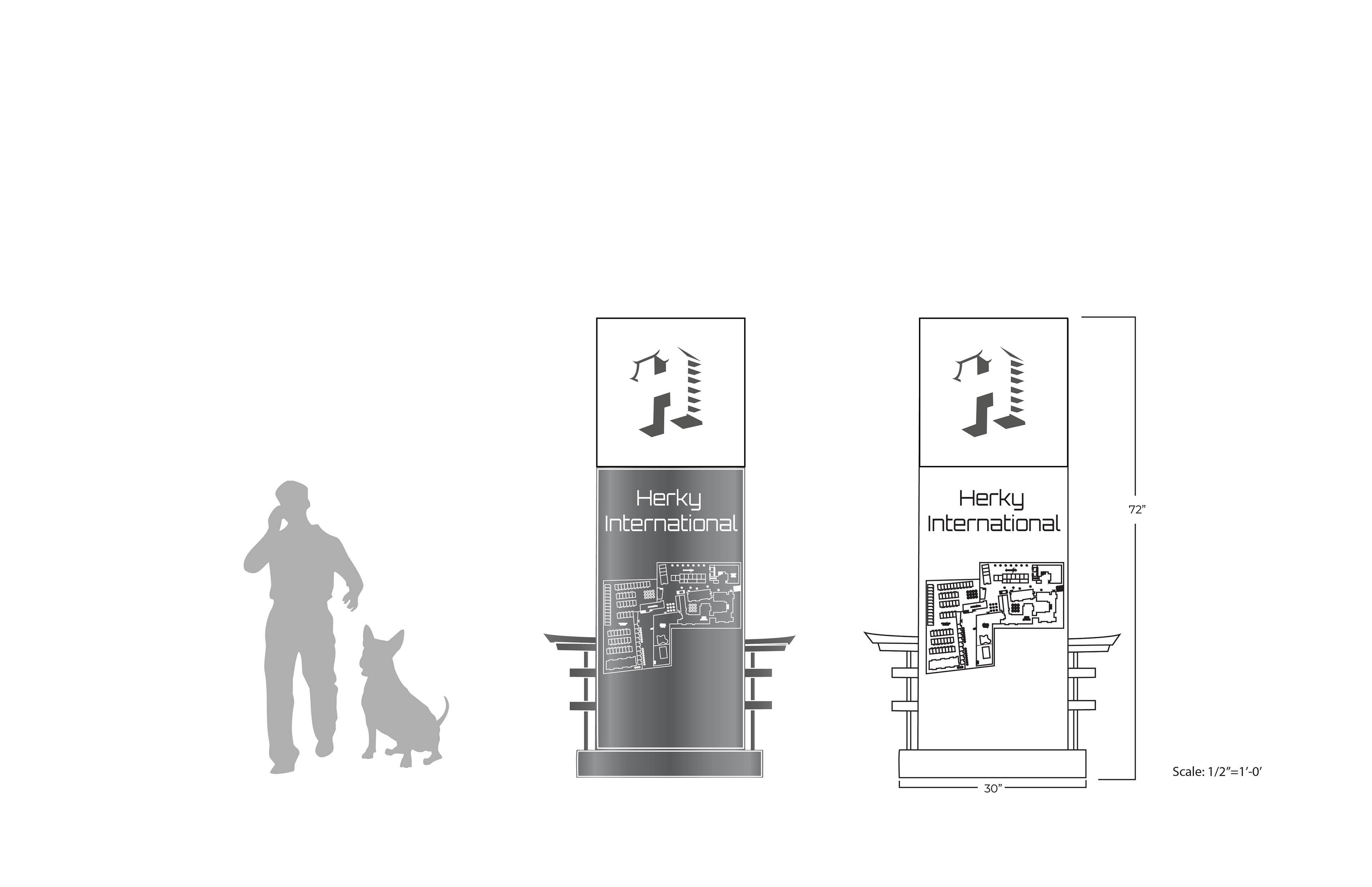 Signage 1 measurements