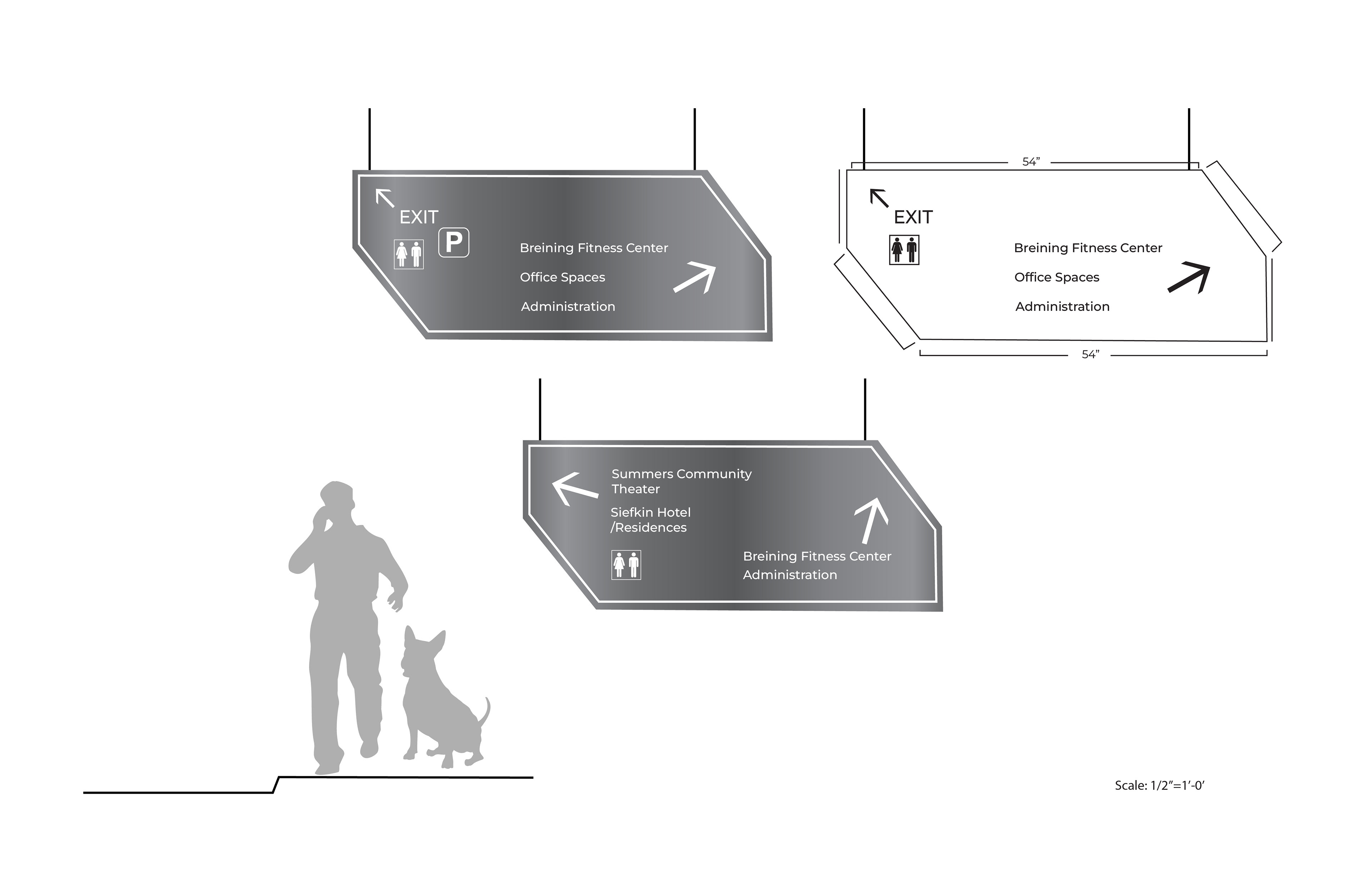 Hanging Signage measurements