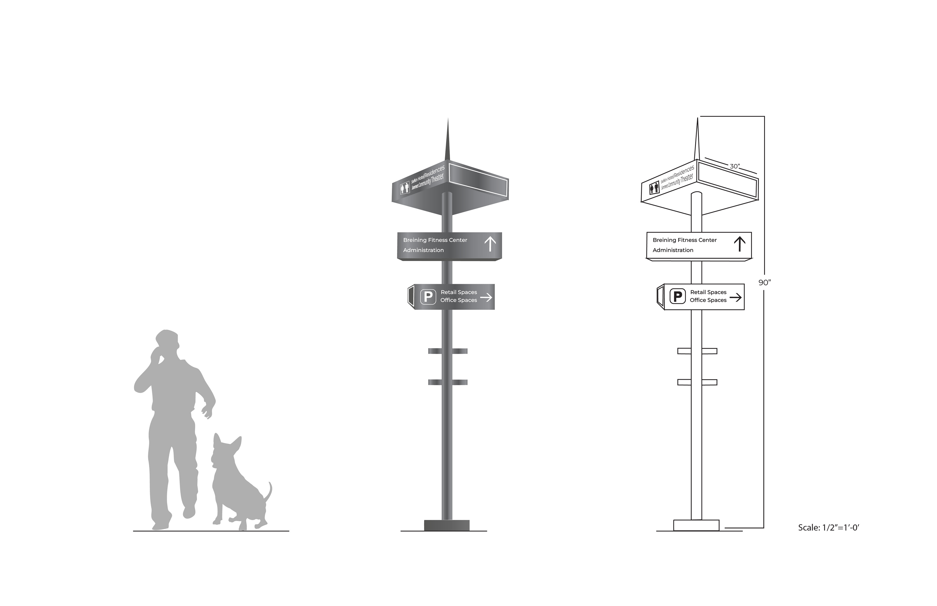 Signage 2 measurements