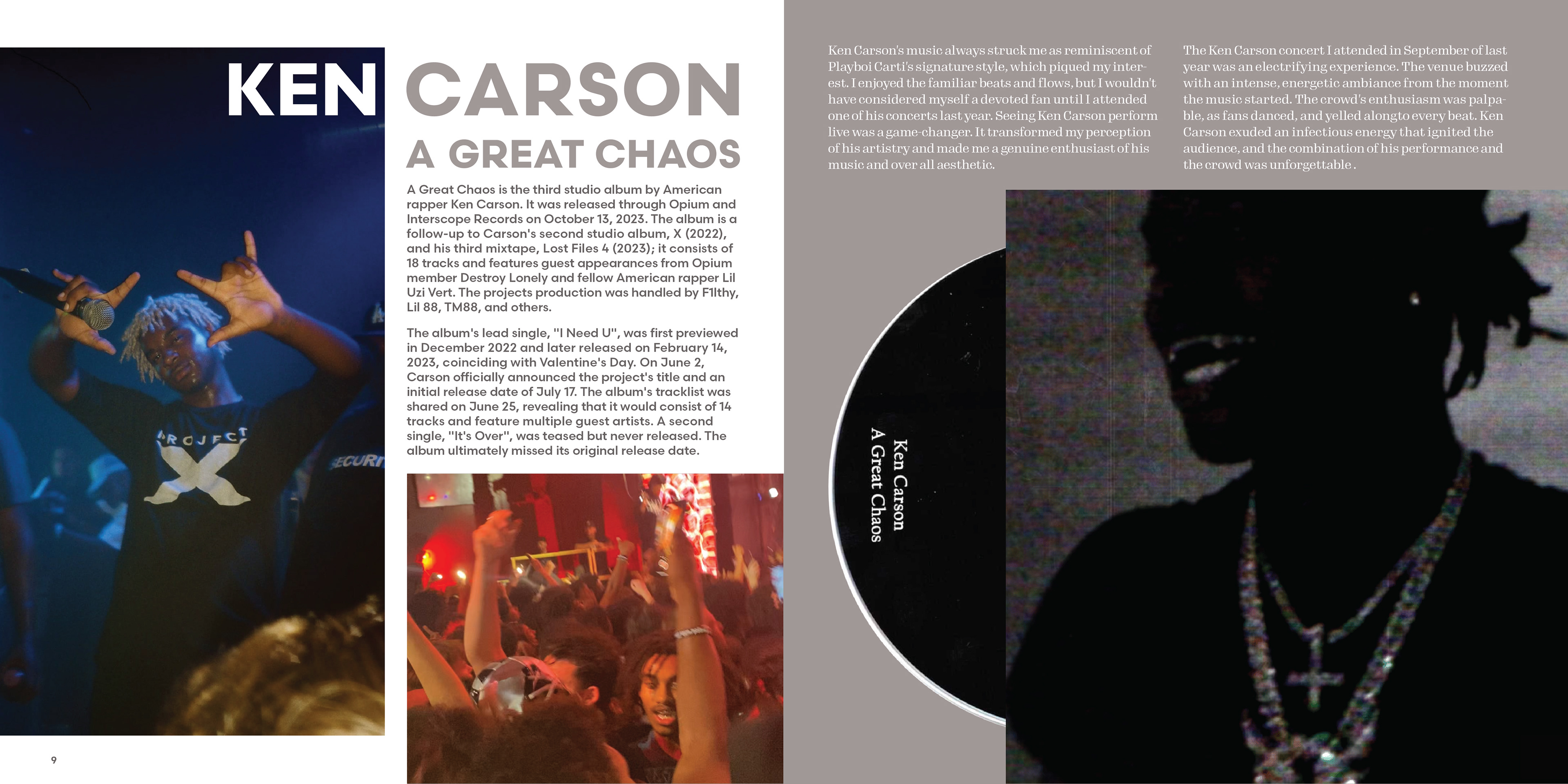 Ken Carson Spread
