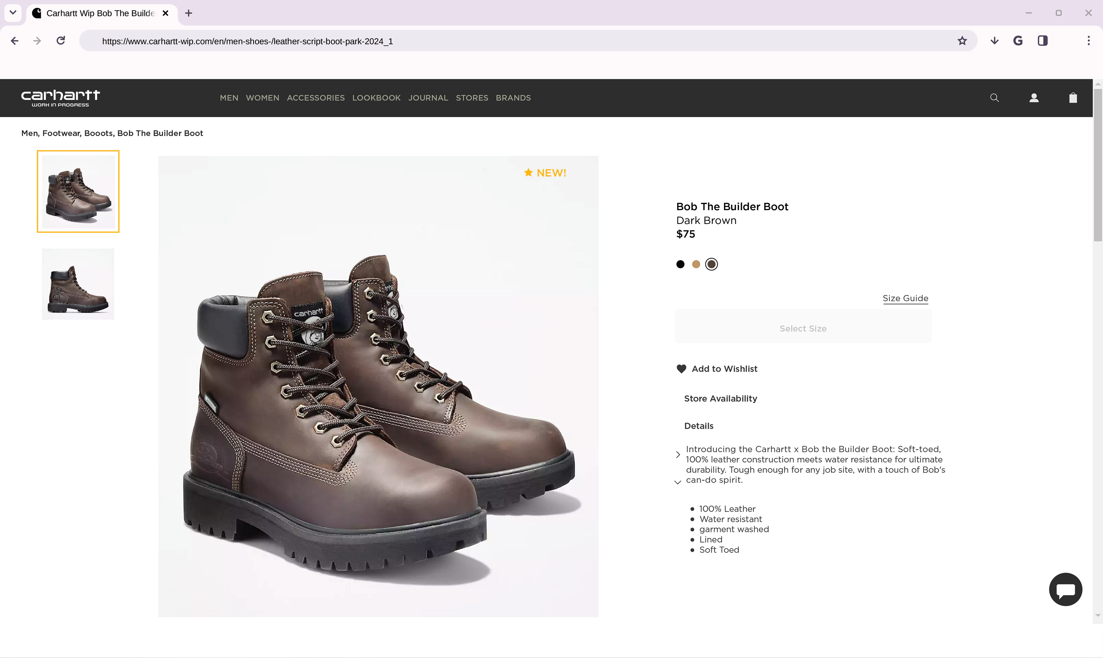 Webpage Mockup