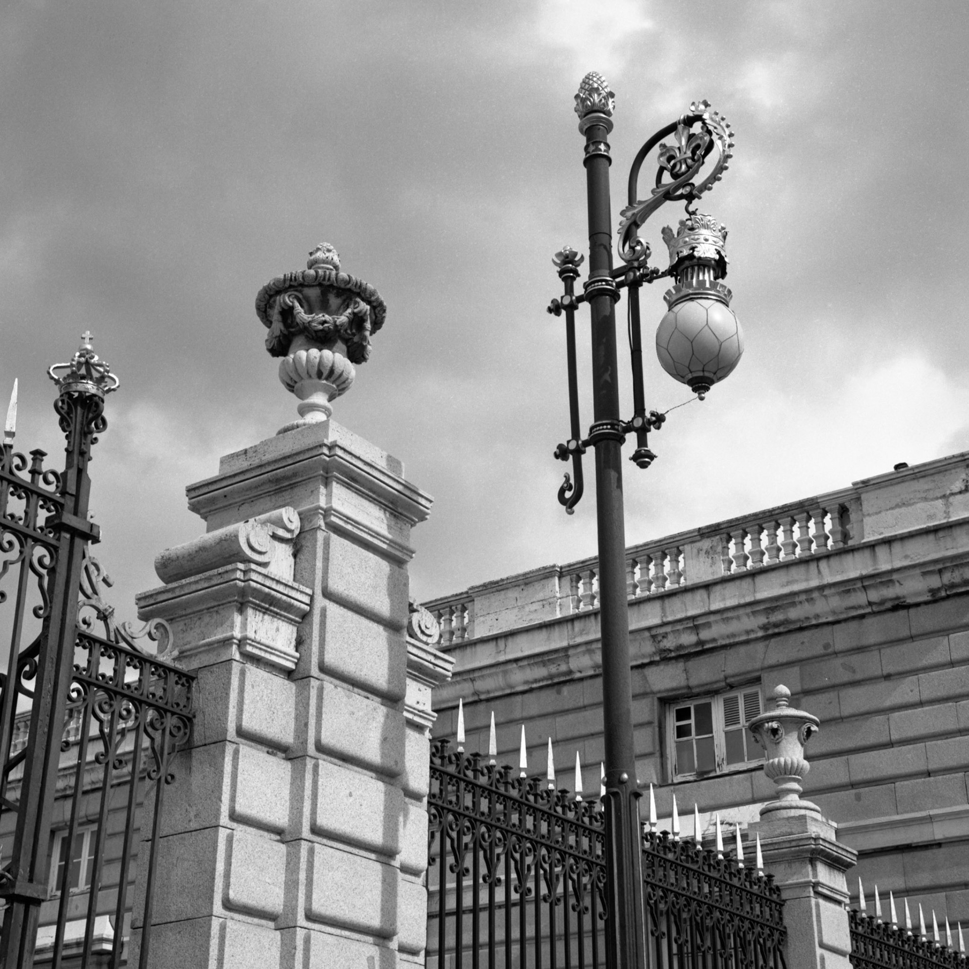 Lampost at Madrid Palace