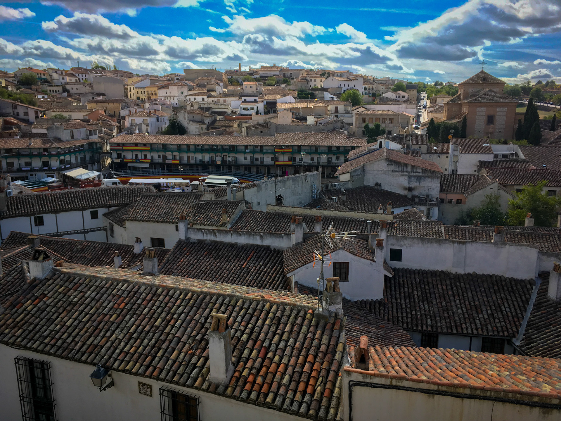 View overlooking the town of Chinchon