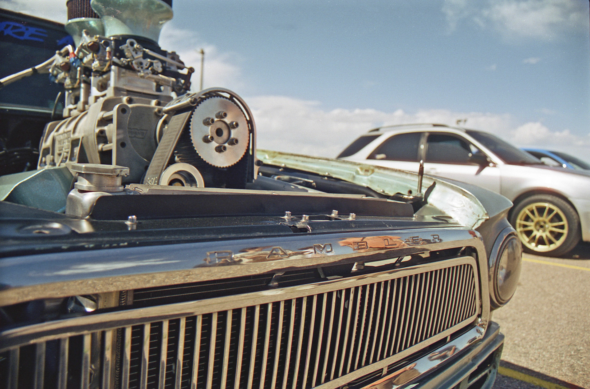 Rambler Grille and Supercharger Detail