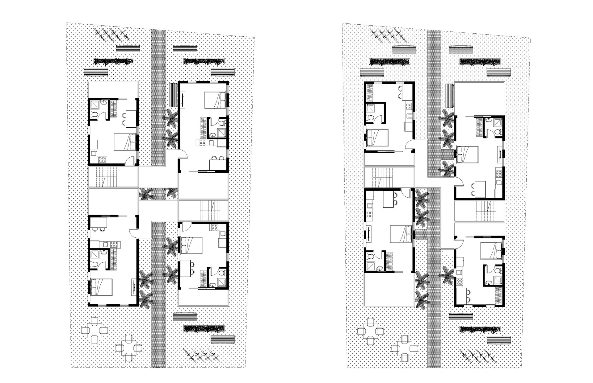 Third and Fourth Floors Plans