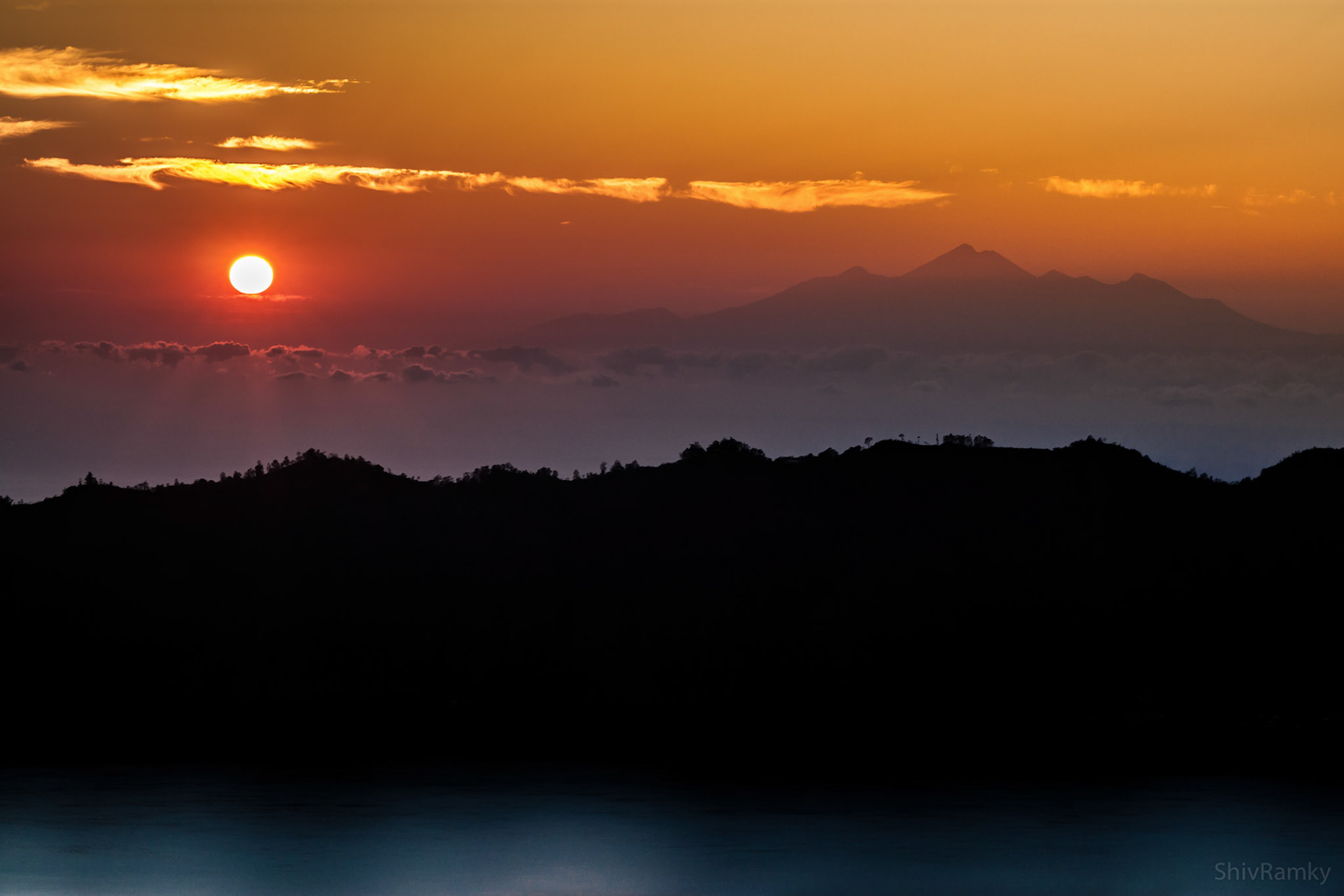 From Mount Batur, Bali, Indonesia