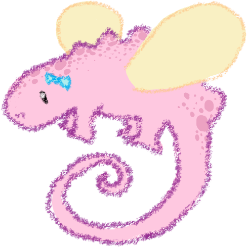 Pixie the Pink Fairy Armadillo Dragon