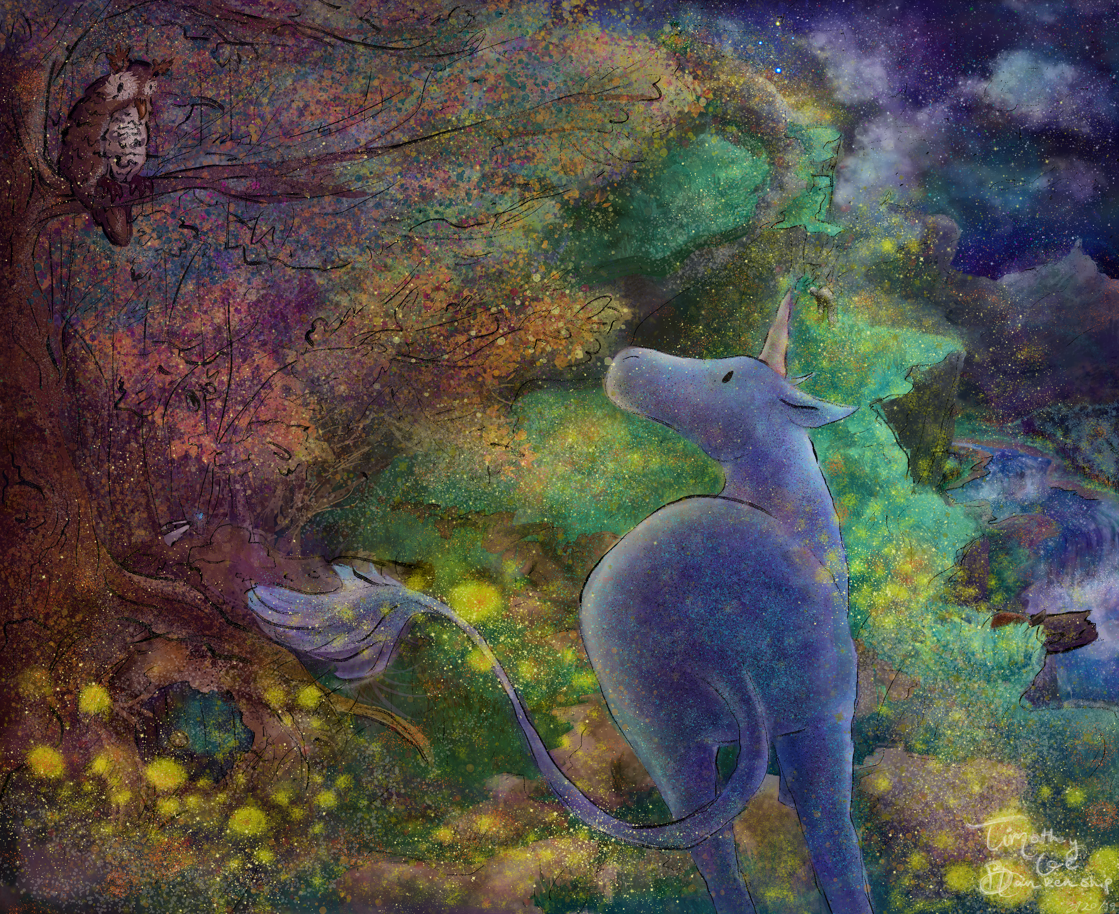 Blue Moon the Unicorn