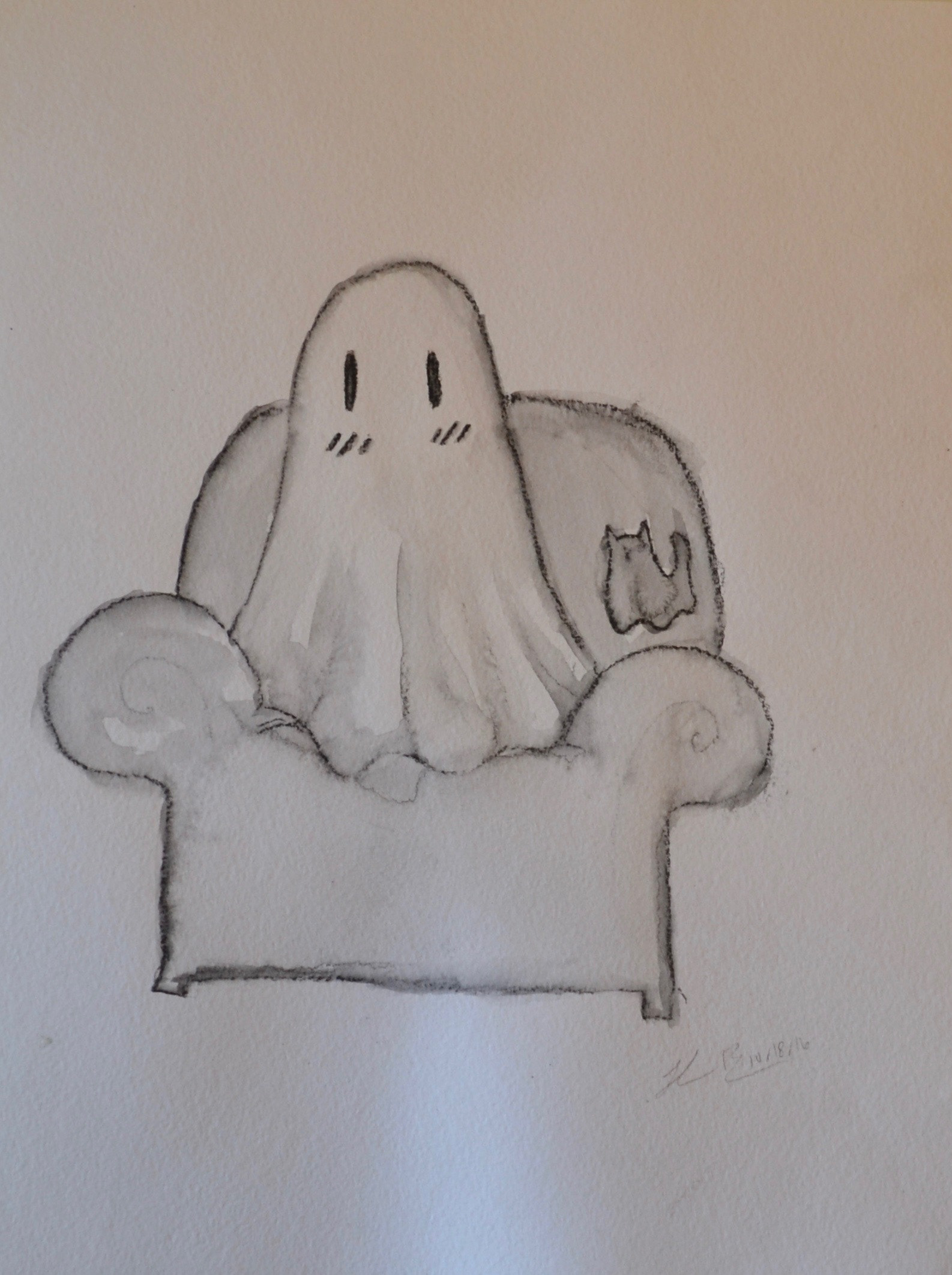 Ghost and Ghost Cat