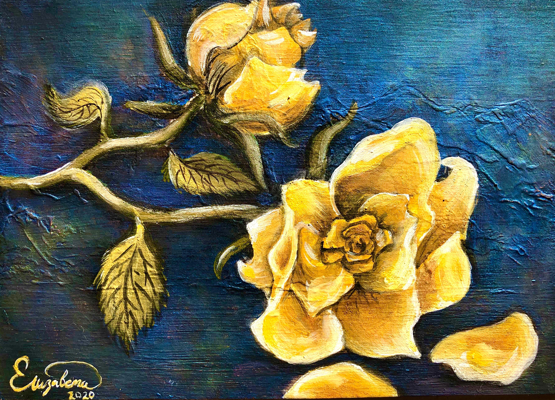 study in egg tempera