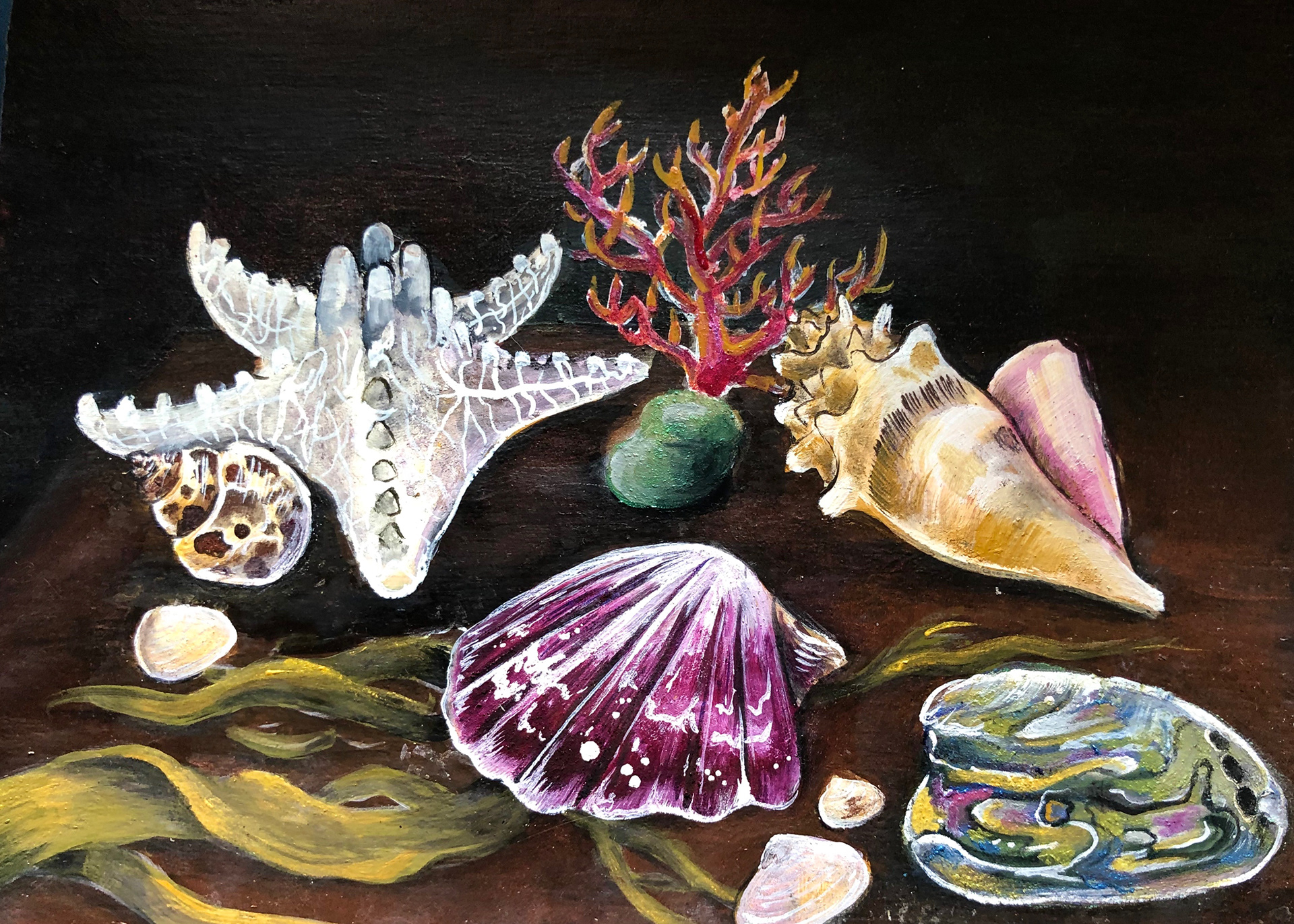 study in egg tempera