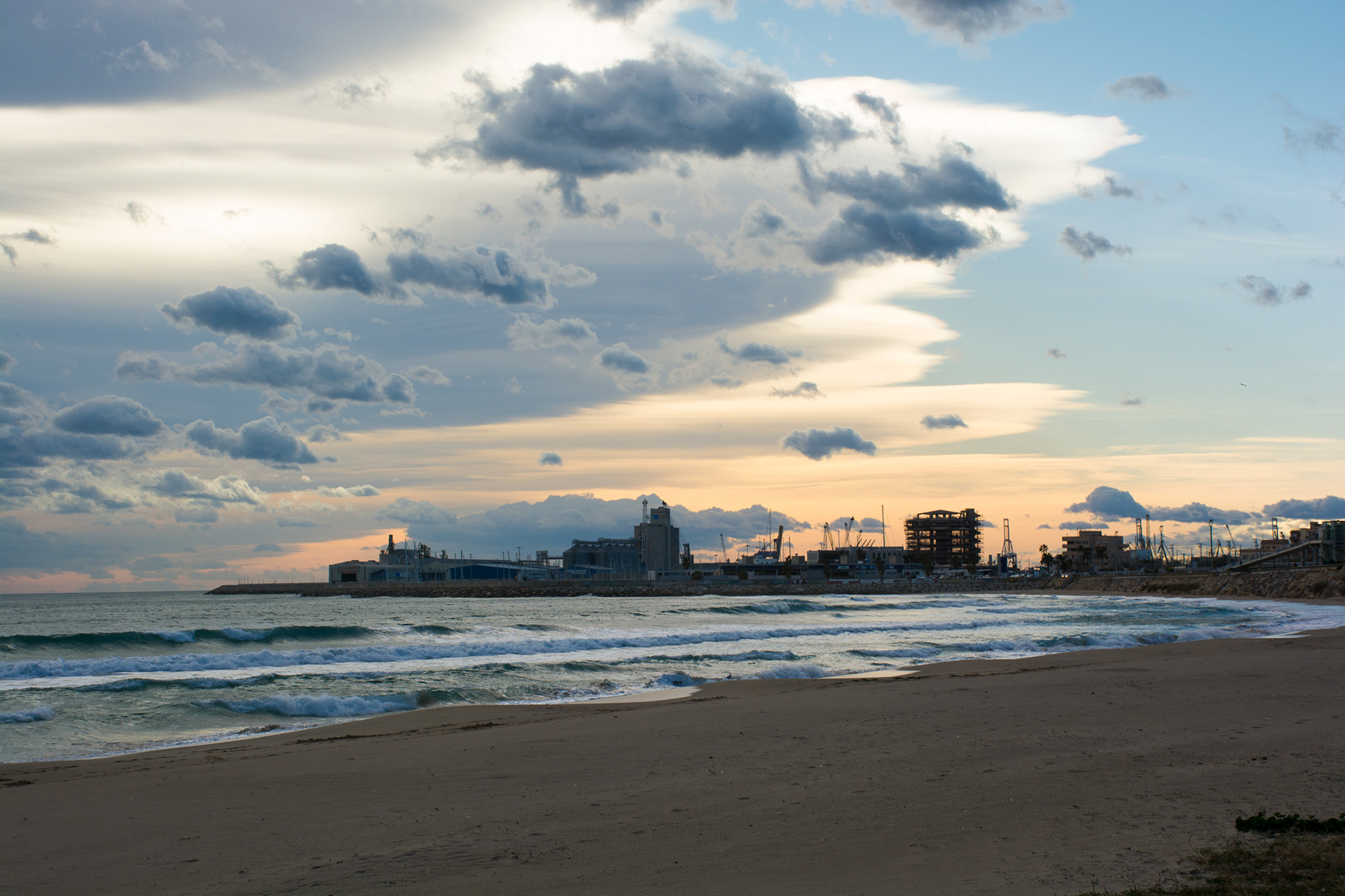 Barcelona shoreline
