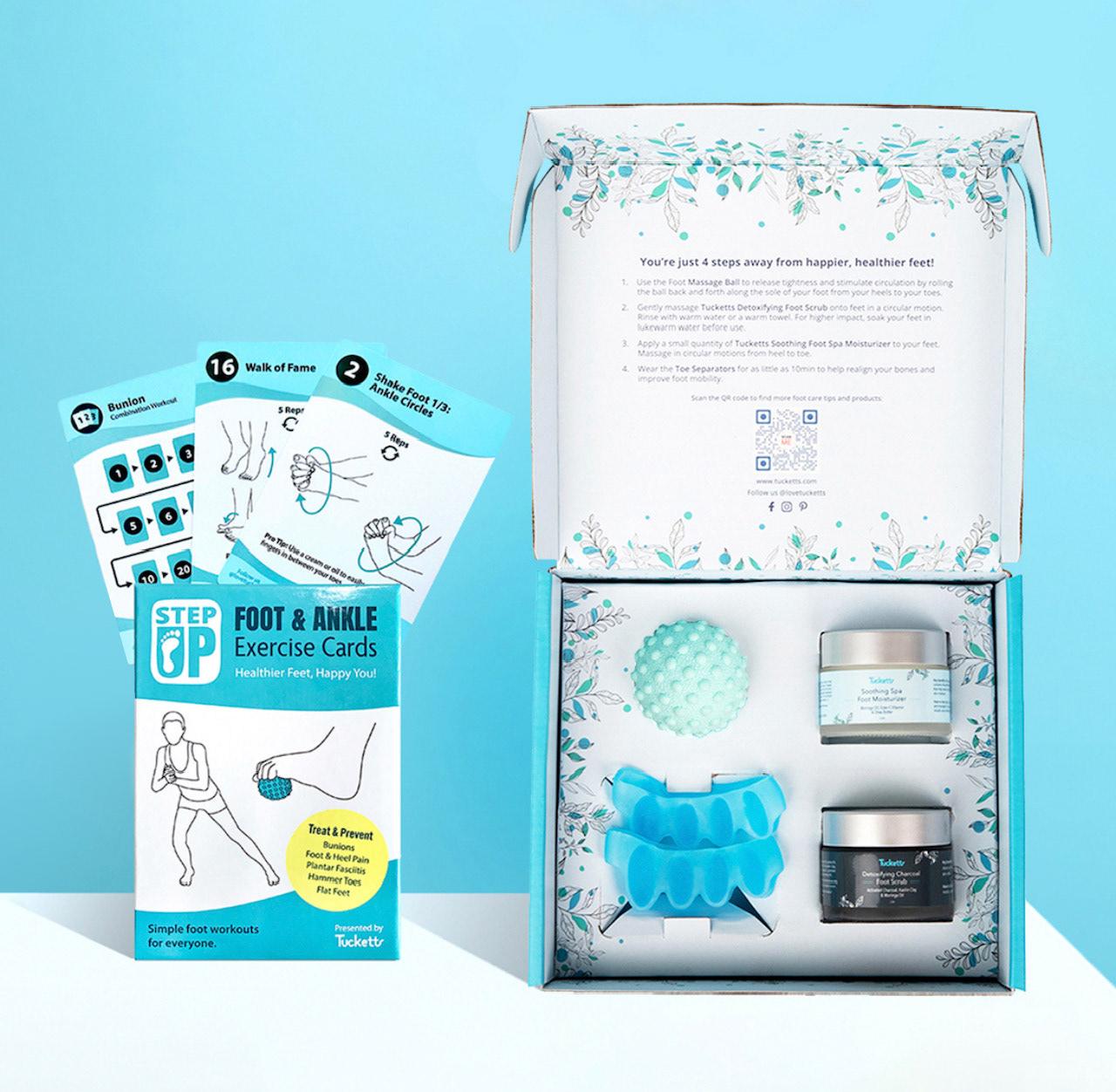 Product packaging design for client's foot care product launch.