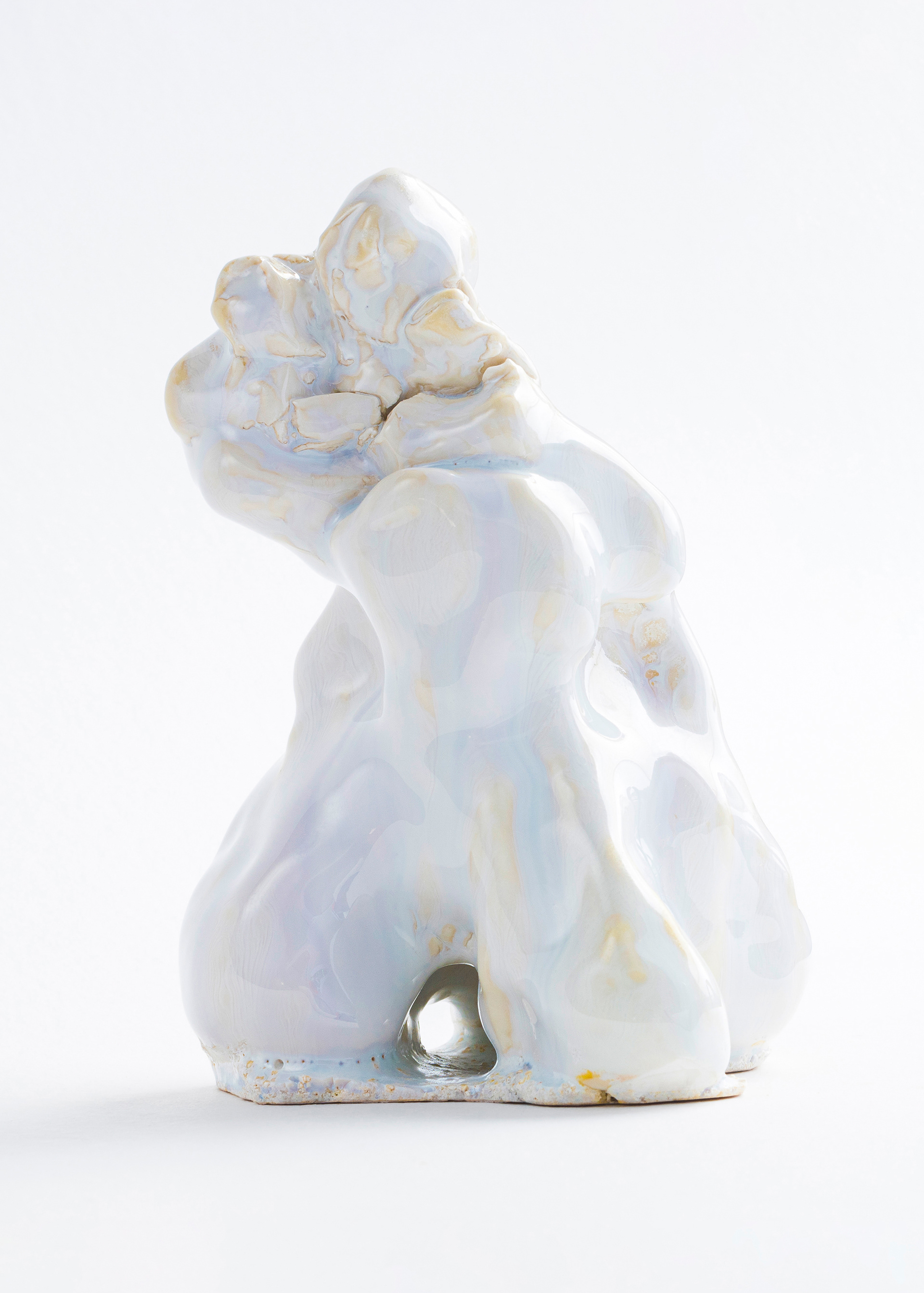 Glacierform (II), 2022 · Porcelain, glaze · 14 x 9 cm