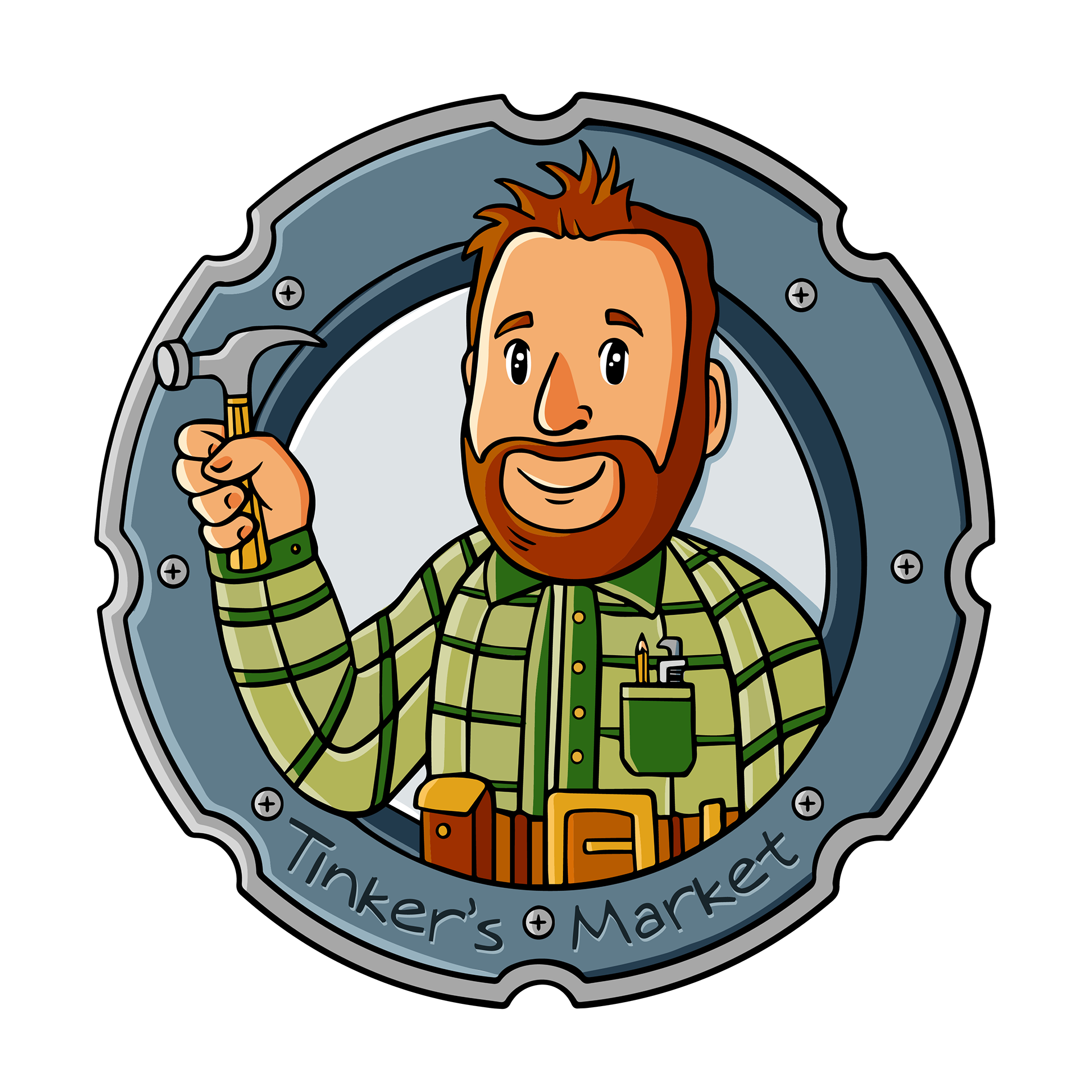 "Tinker's Market" client Etsy shop logo