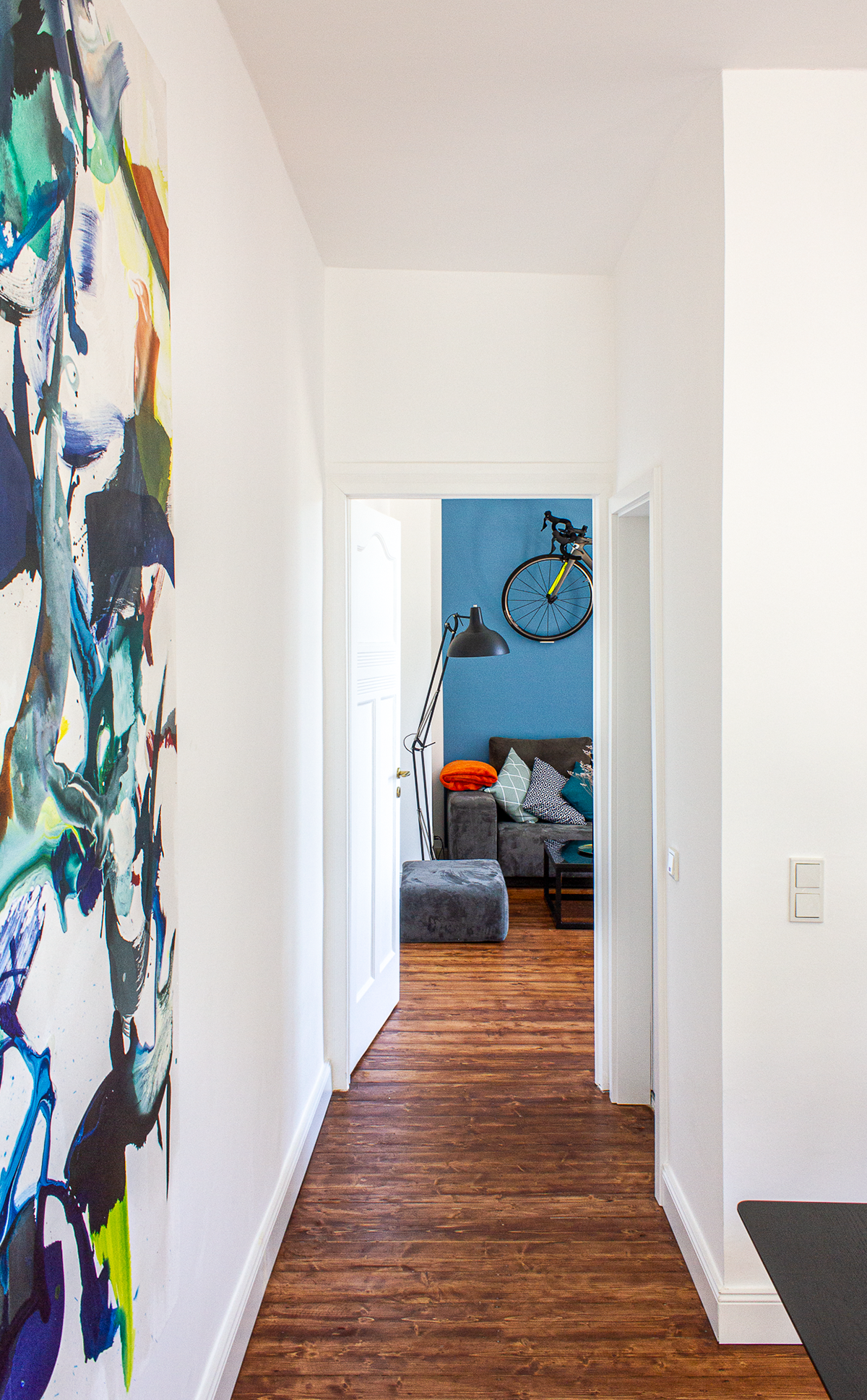 Blick ins Wohnzimmer