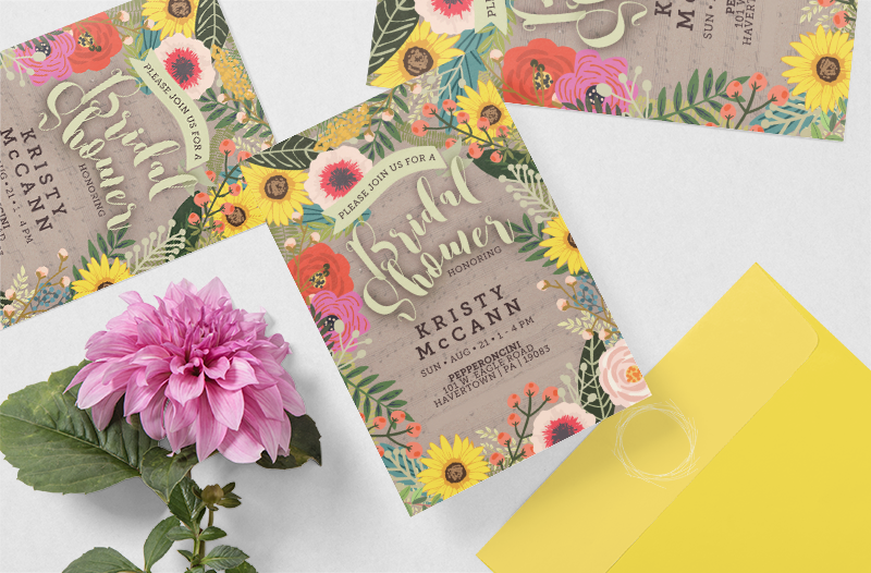 Bridal shower invitation