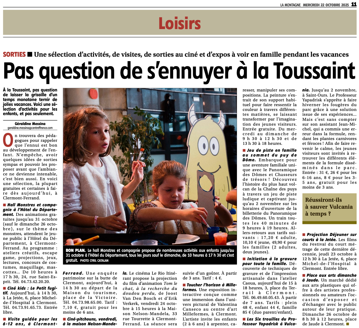 La Montagne, 22.10.2025