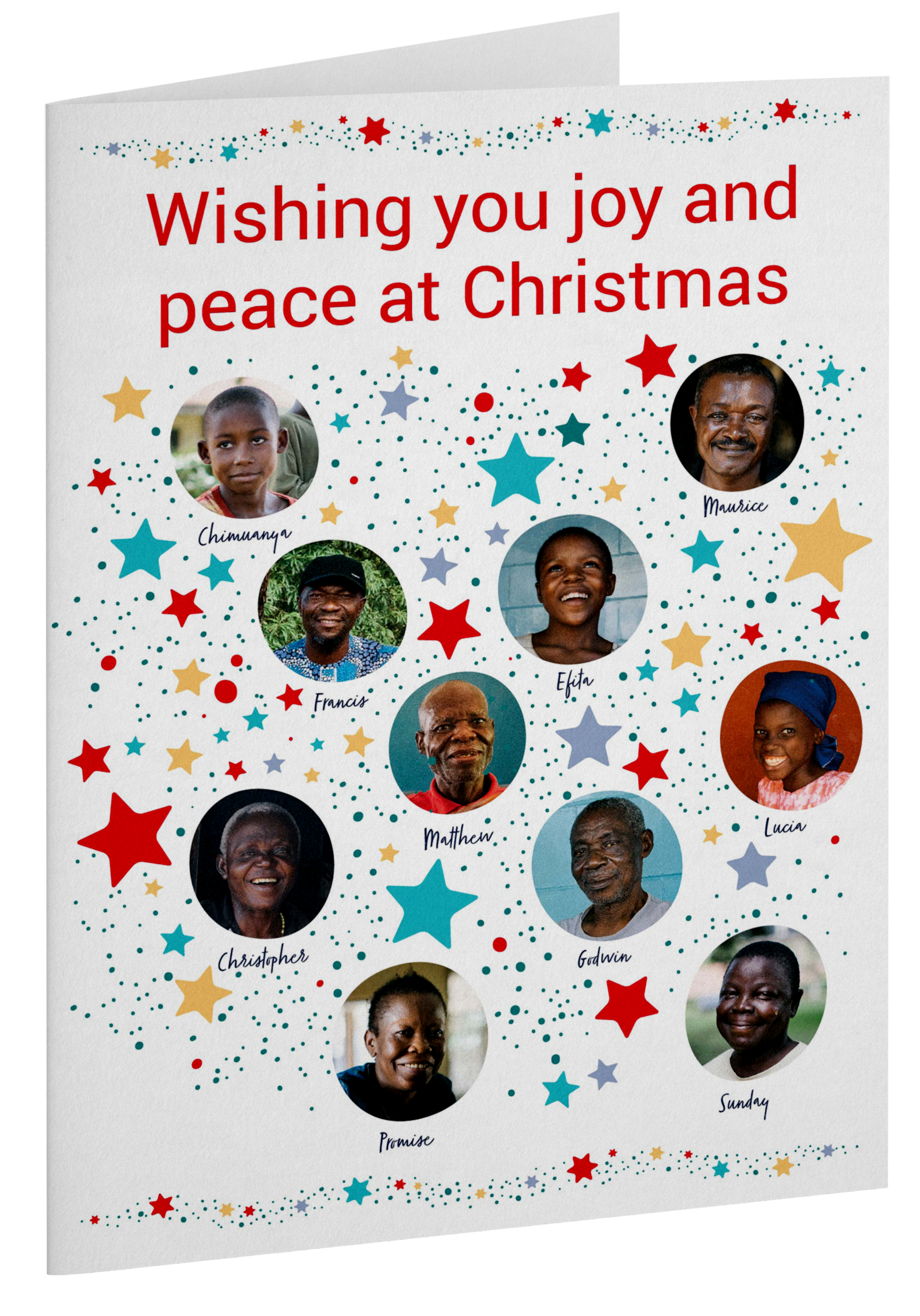 Christmas card for donors