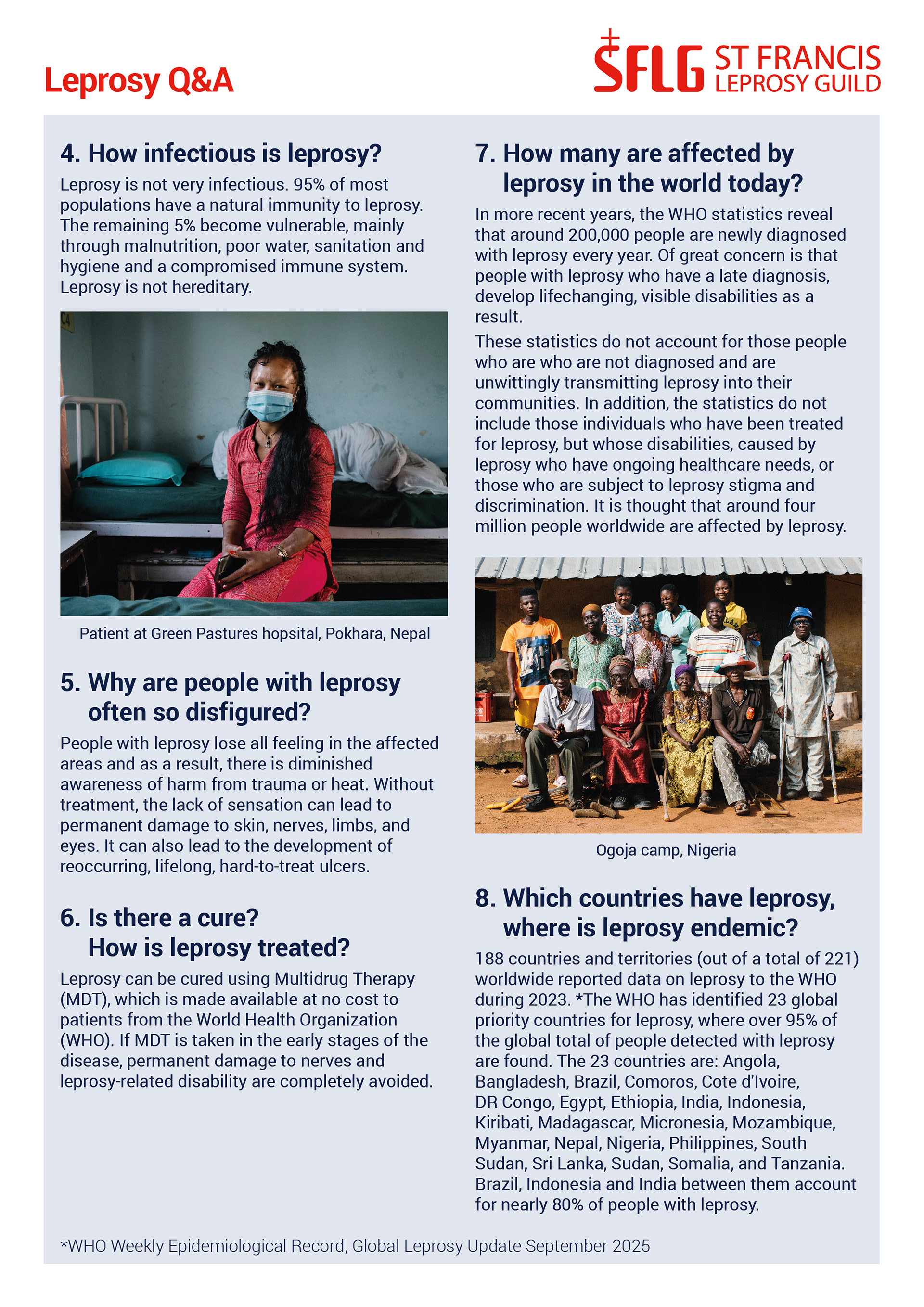 Leprosy Q&A leaflet