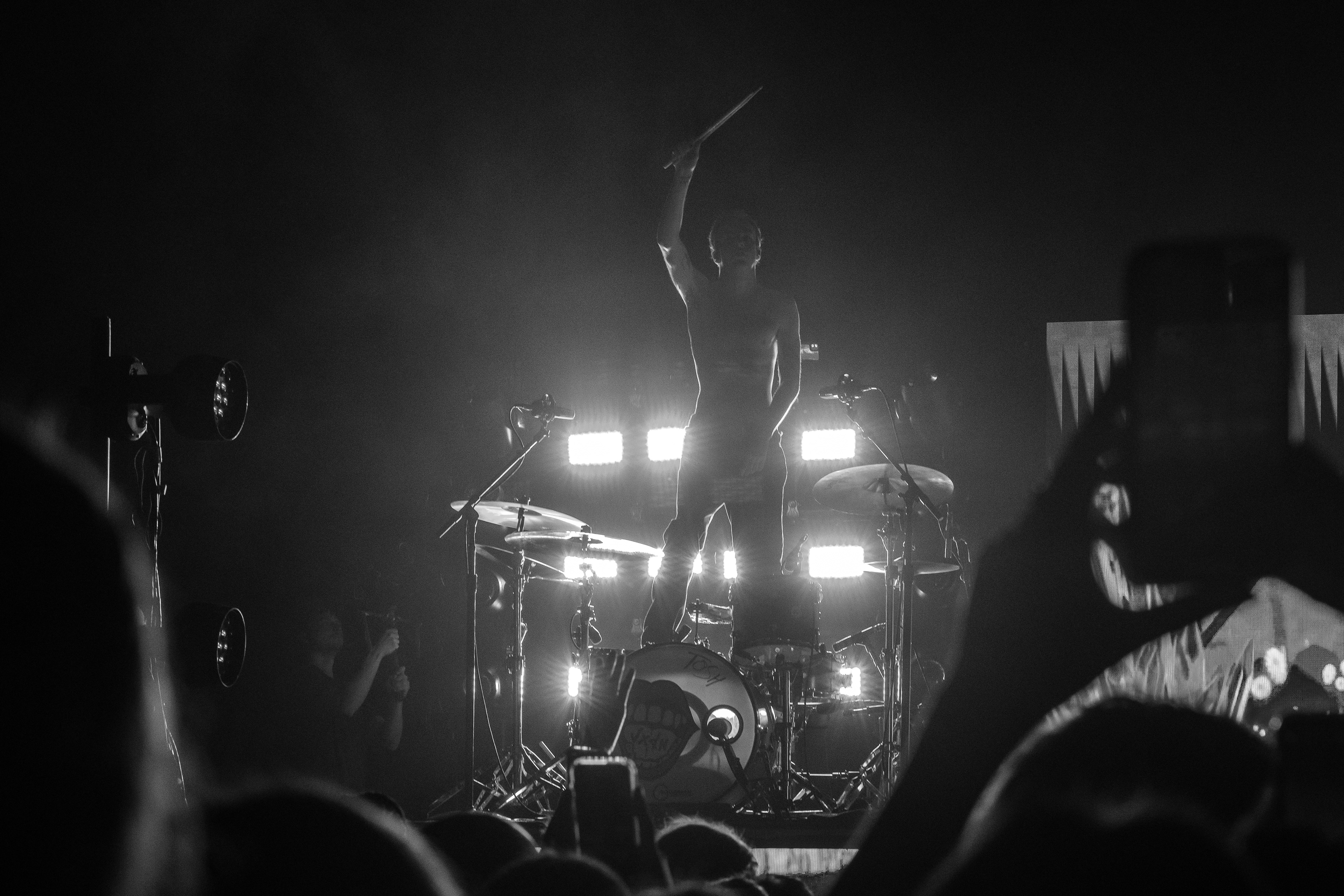 Tosh, drummer for JXDN