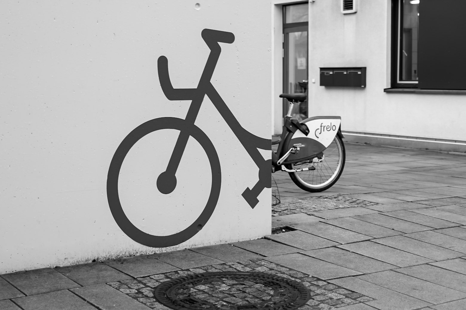 The bike around the corner