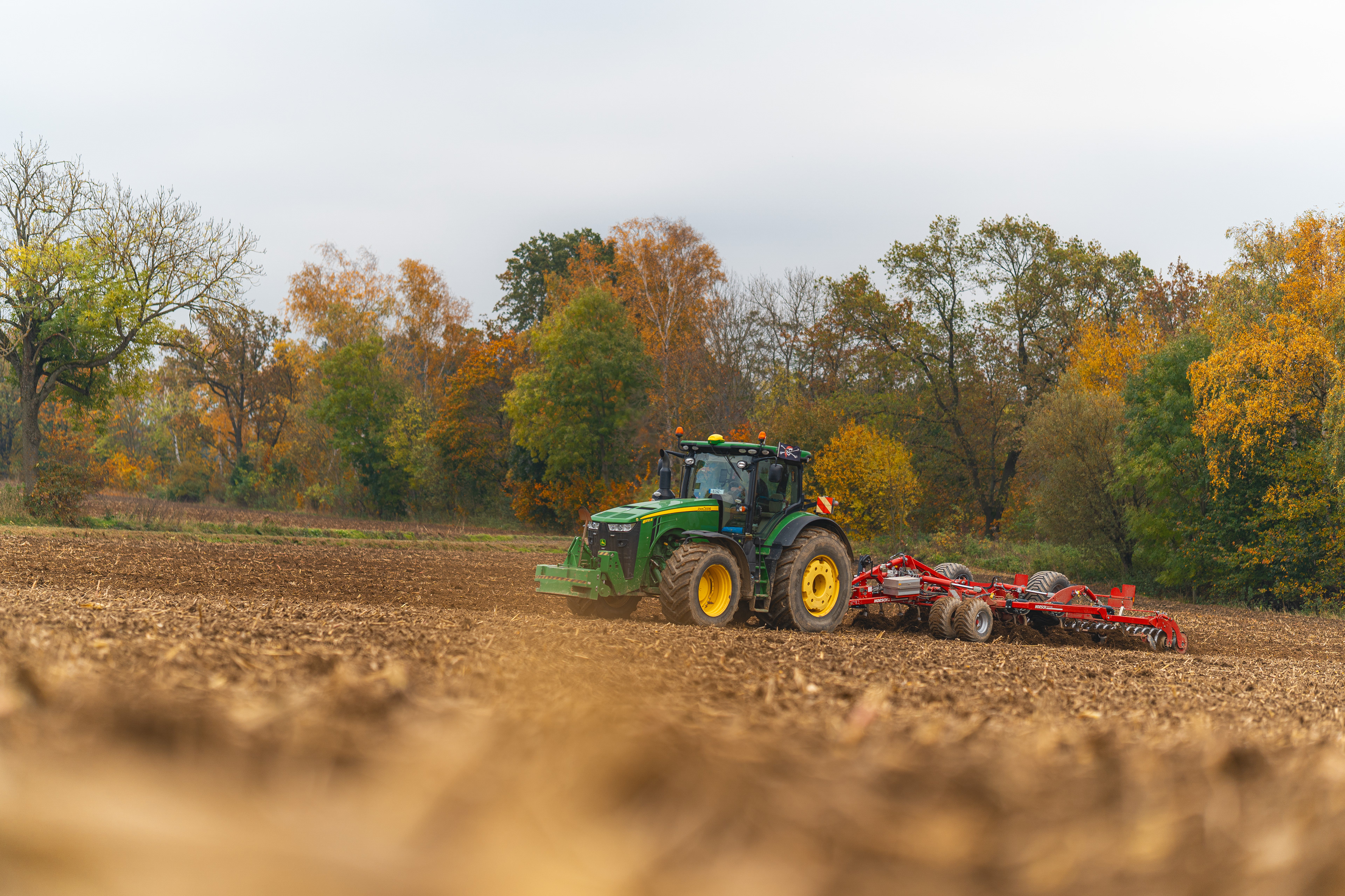 John Deere 8370R und Horsch Fortis 6AS