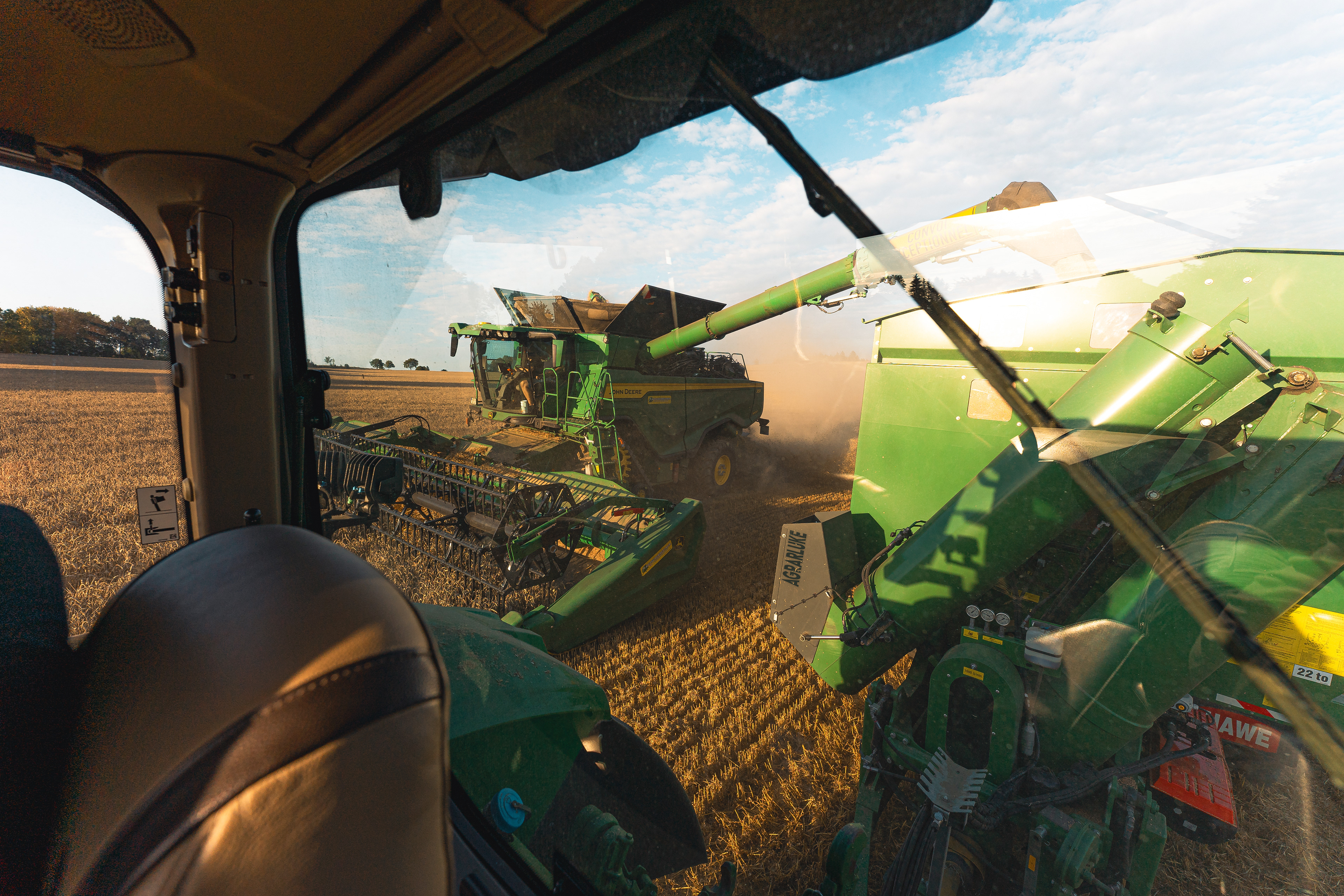 Ernte mit dem John Deere X9 1000