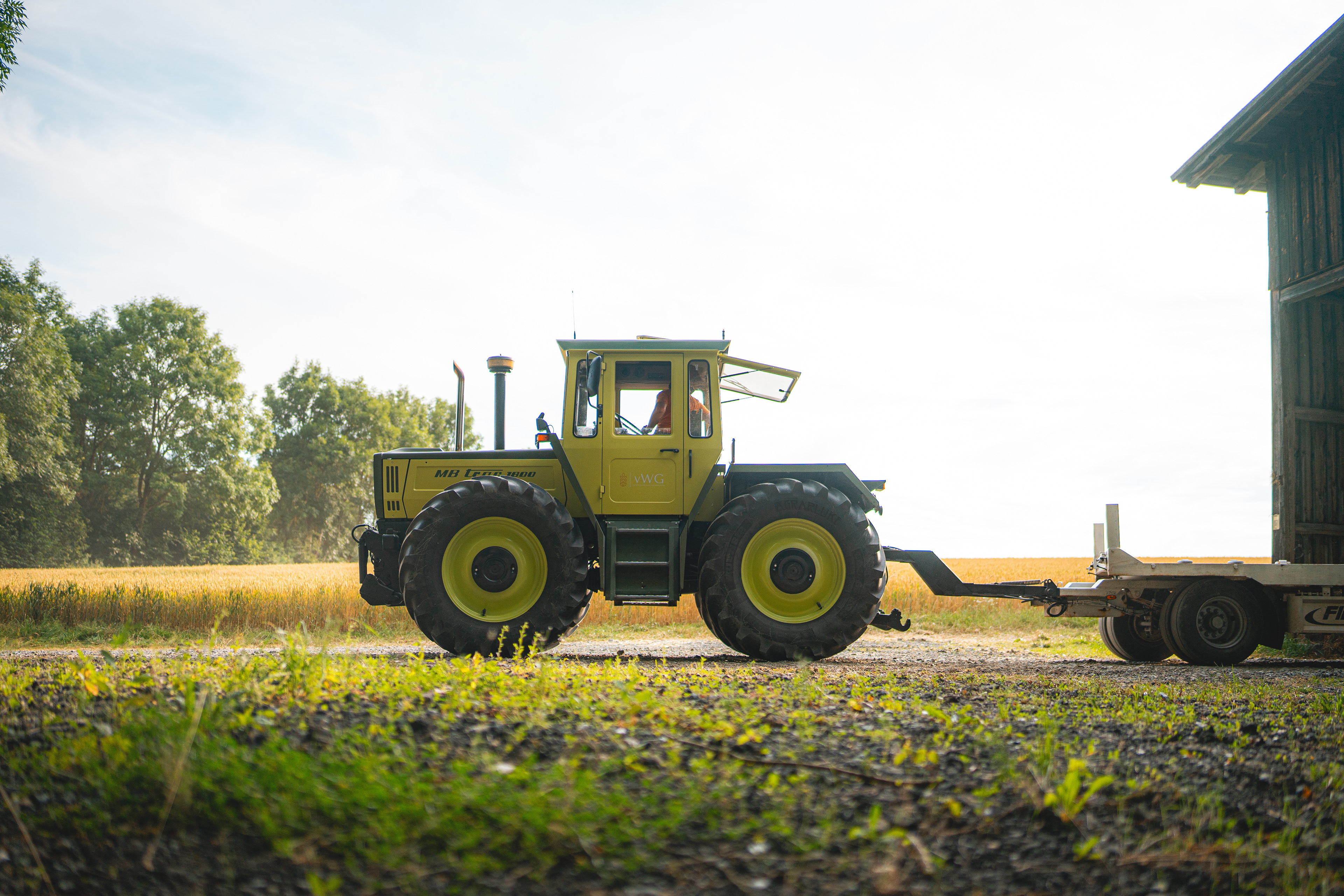 MB Trac 1800 intercooler