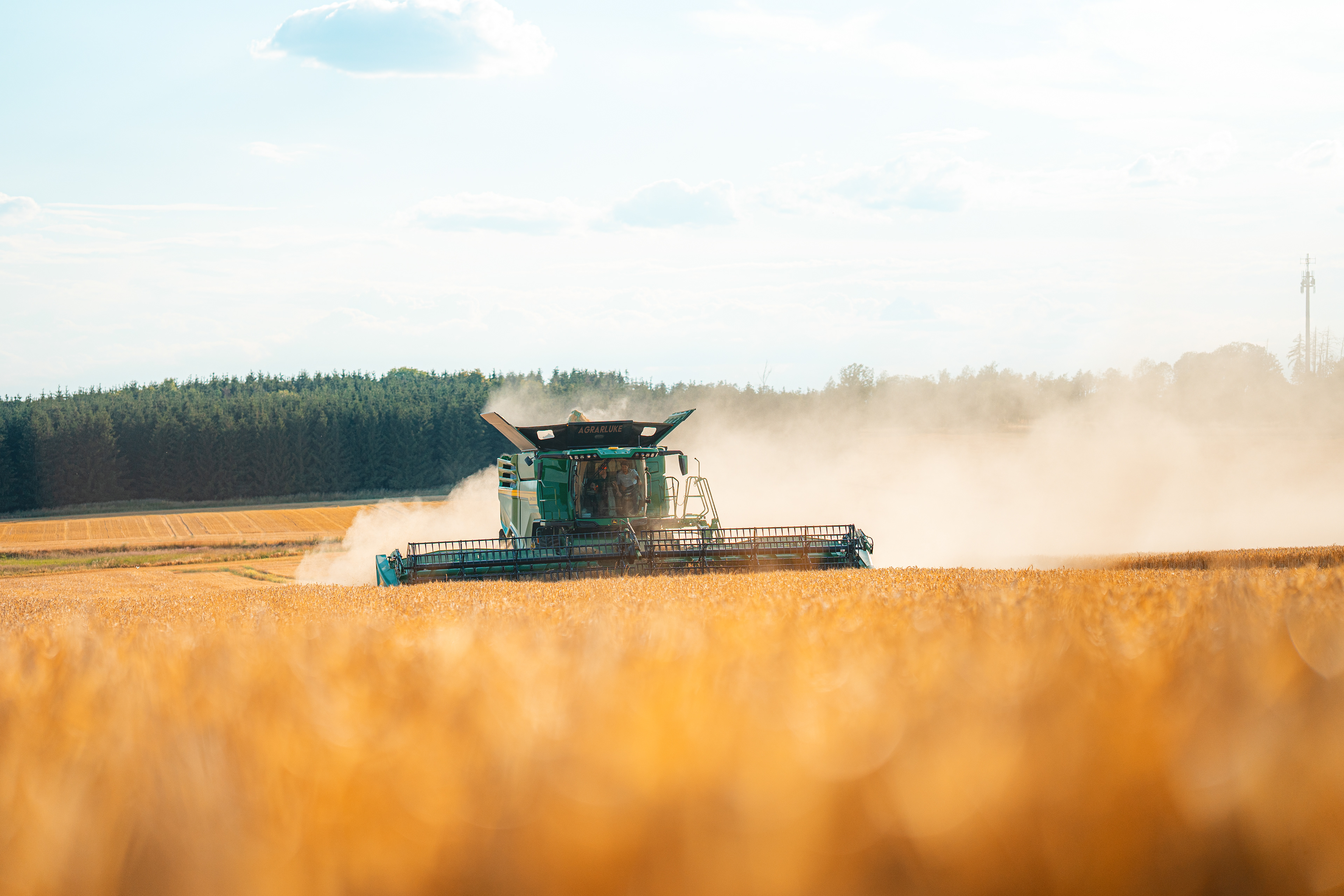 John Deere X9 bei der von Waldenfels´sche Gutsverwaltung
