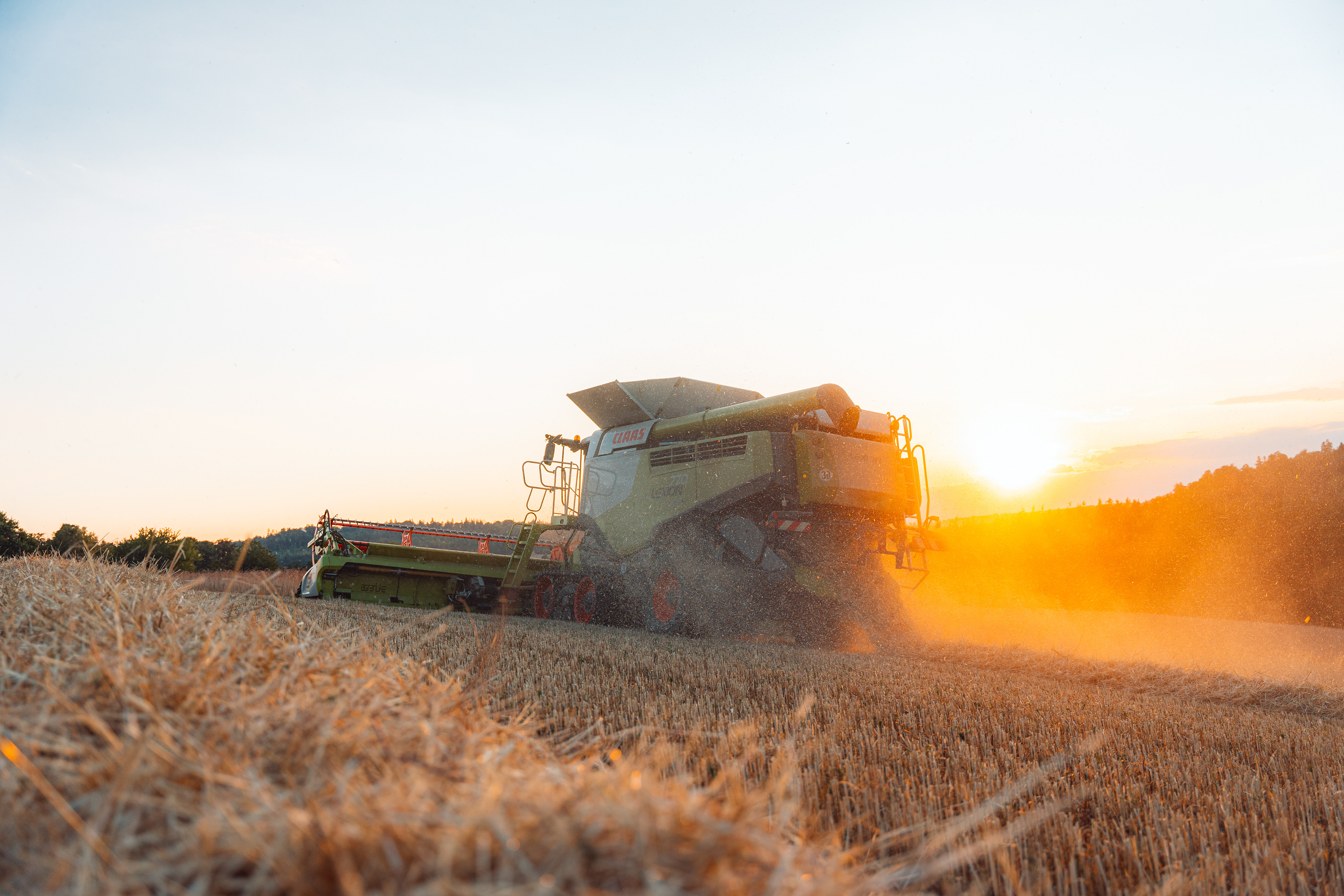 Claas Lexion der Agrargenossenschaft Großzöbern
