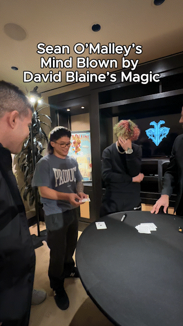 Sean O'Malley and David Blaine
